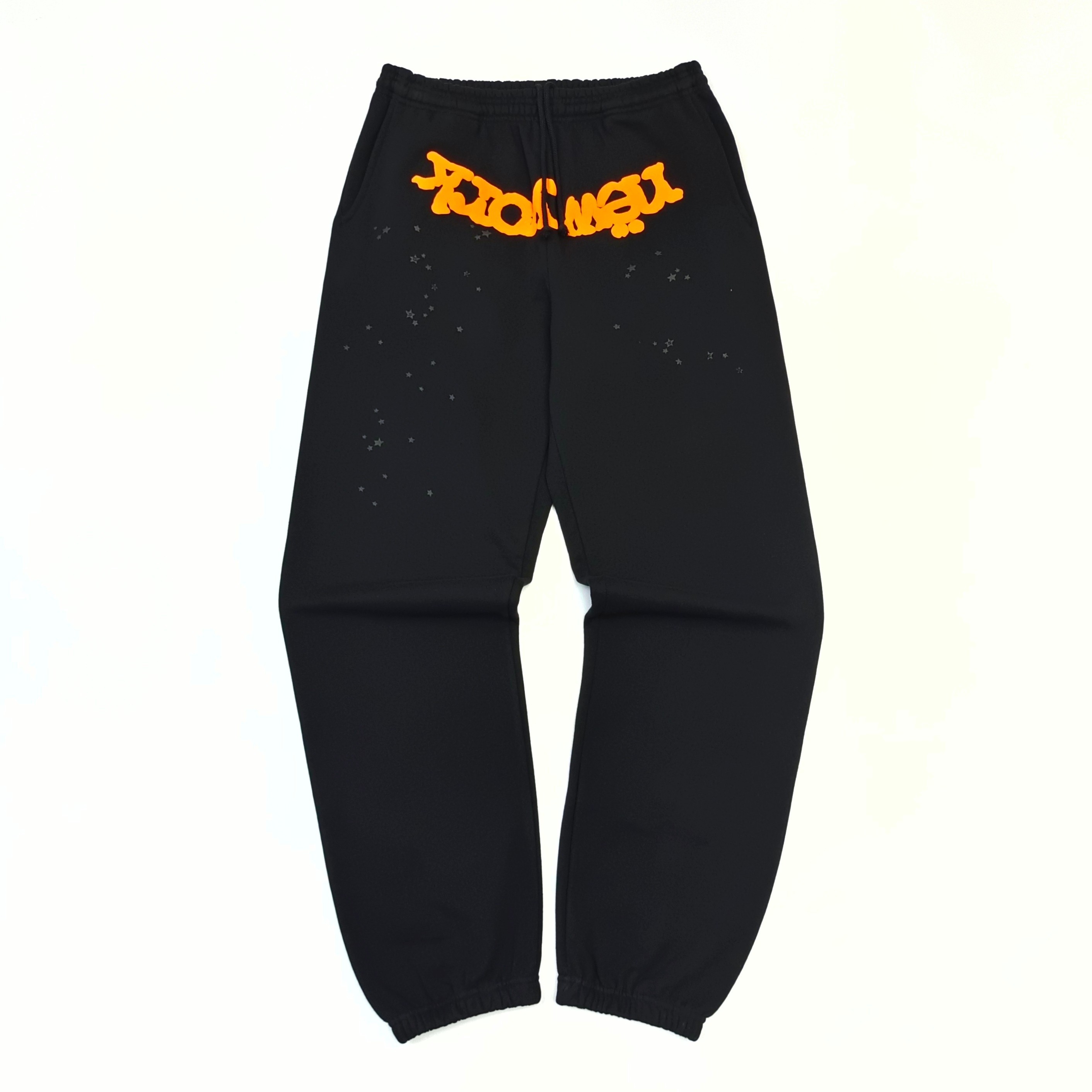 Sp5der OG Web V2 Alternate Sweatpant Black / Orange #B4586