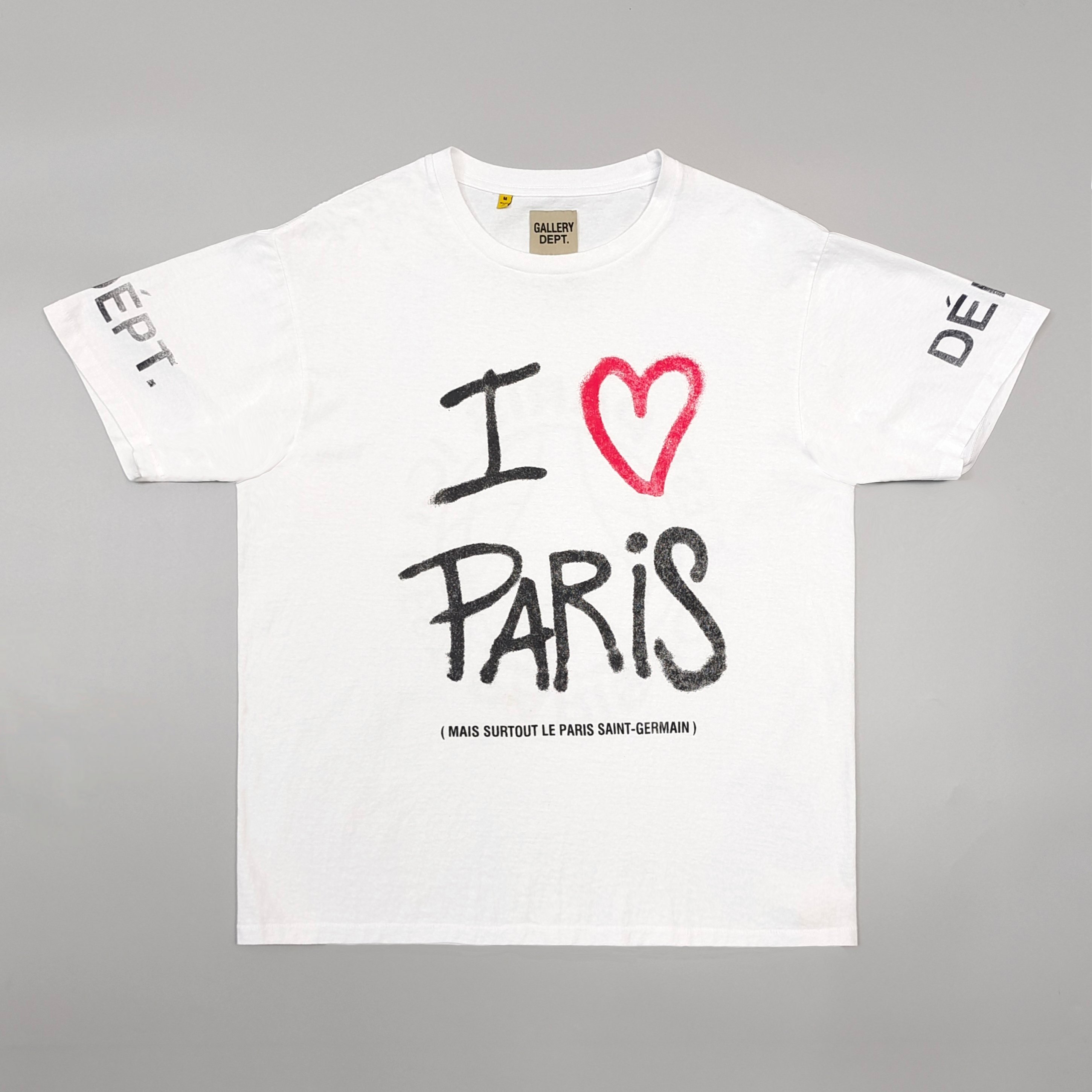 Gallery Dept. I Love PSG Tee Clean White #B4593-GD