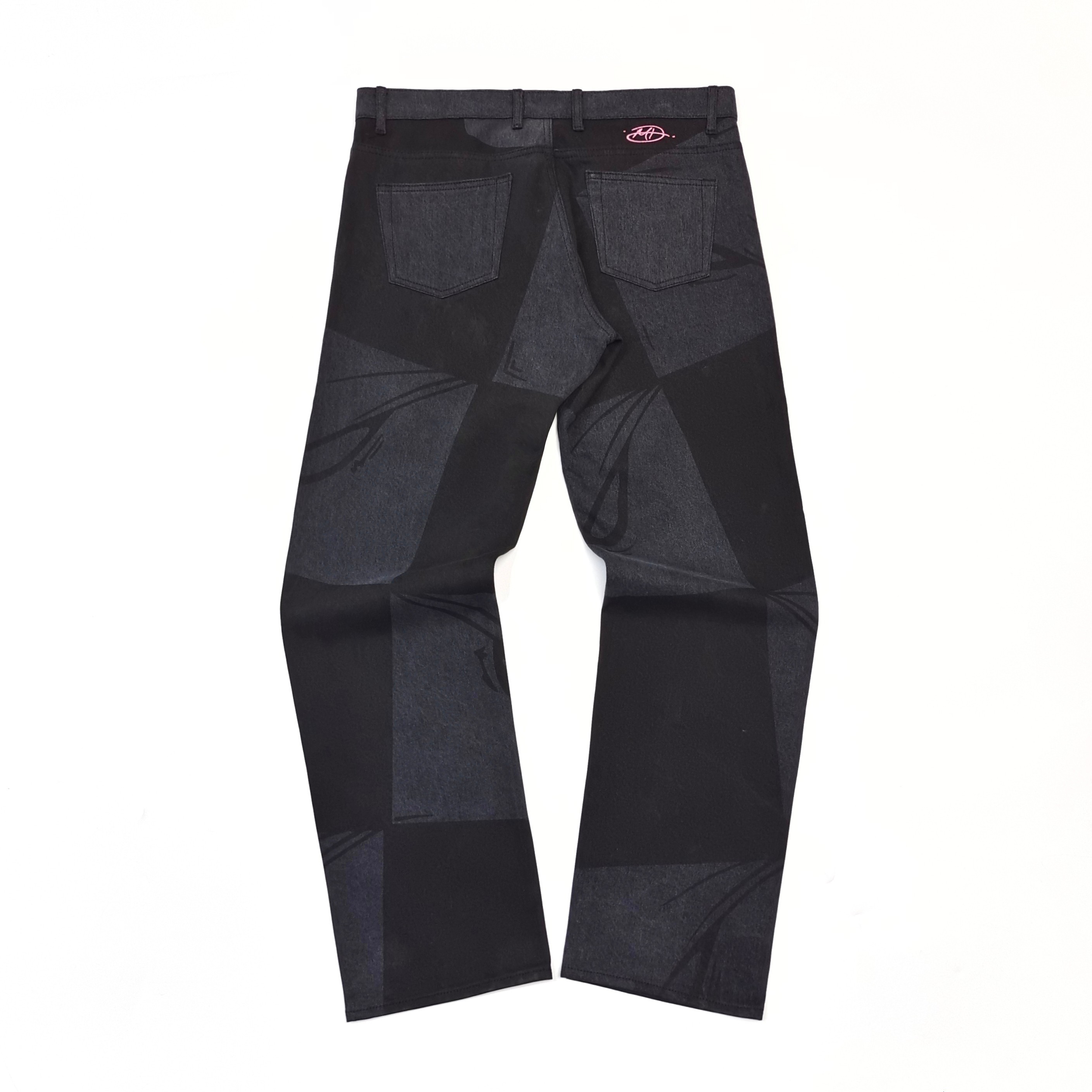 Anti Promo x Matty Boy 99 Eyes Checkered Jeans Black / Grey #B4390-AP