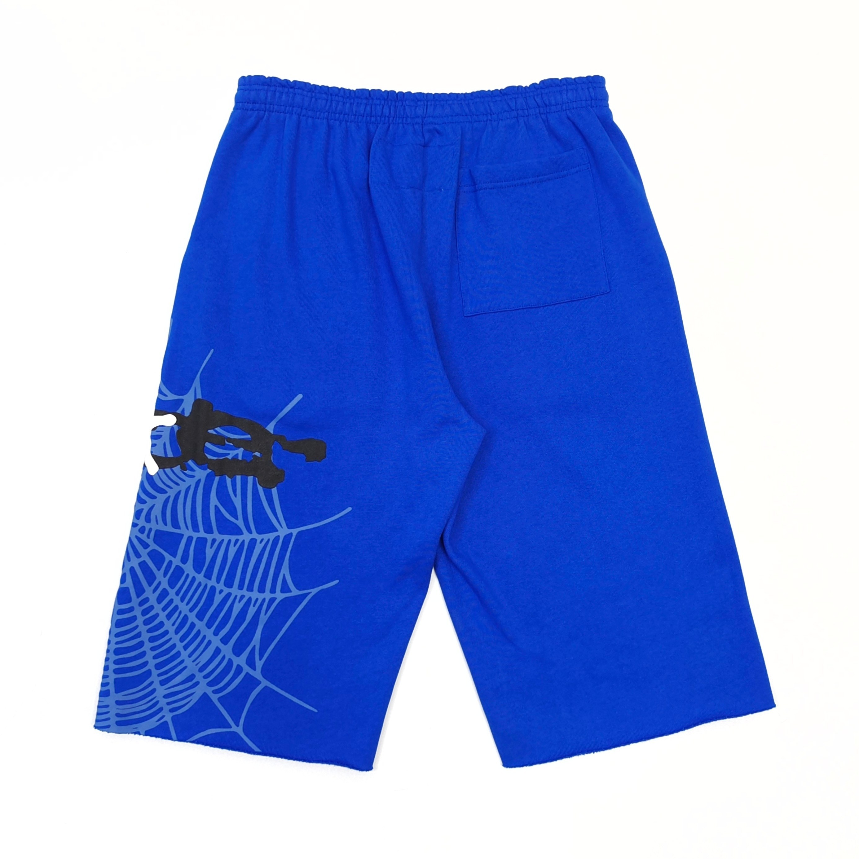 Sp5der Heavy Web Long Sweatshort Tory Blue #B4549-SP