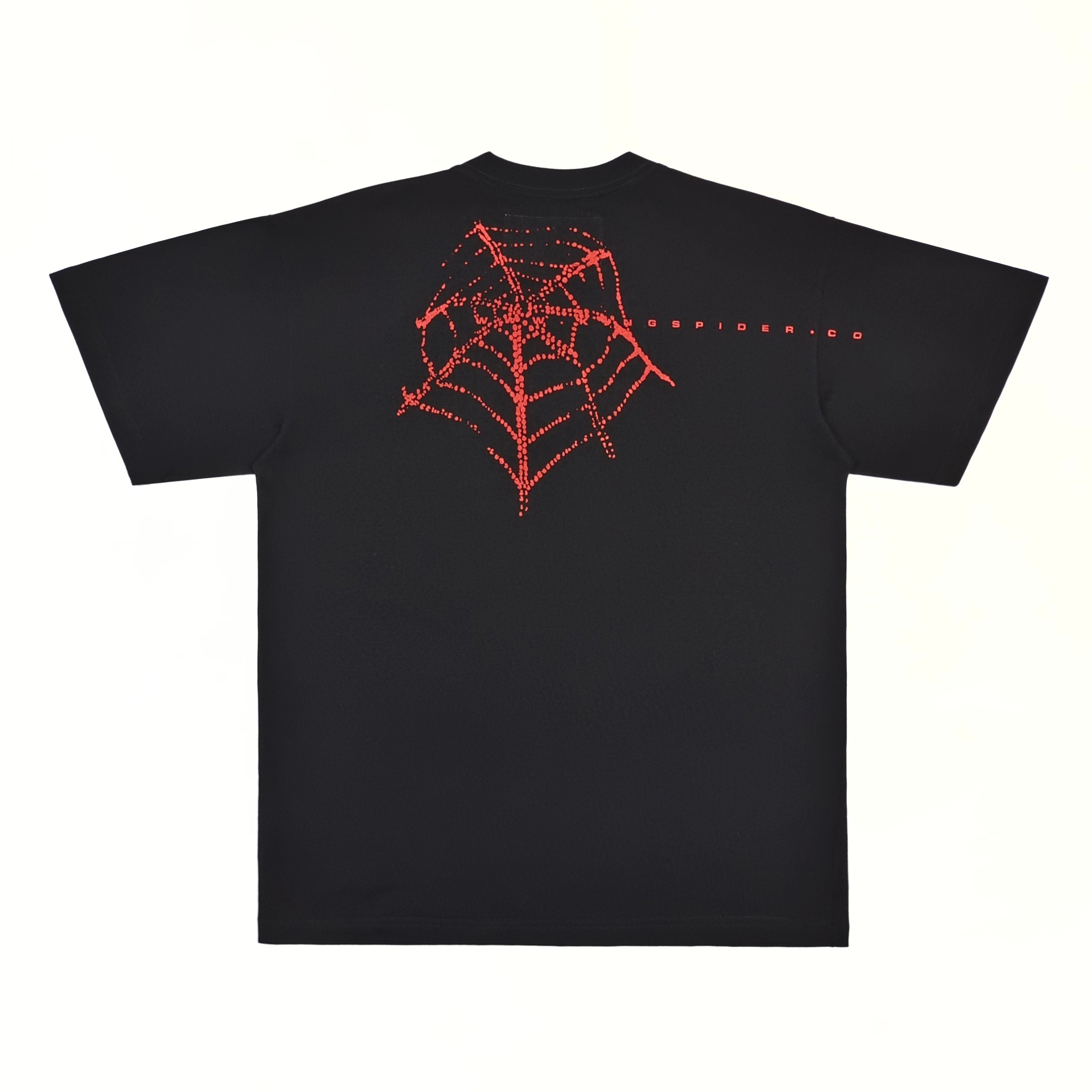 Sp5der Worldwide Web Graphic Tee Black / Red #B4581-SP