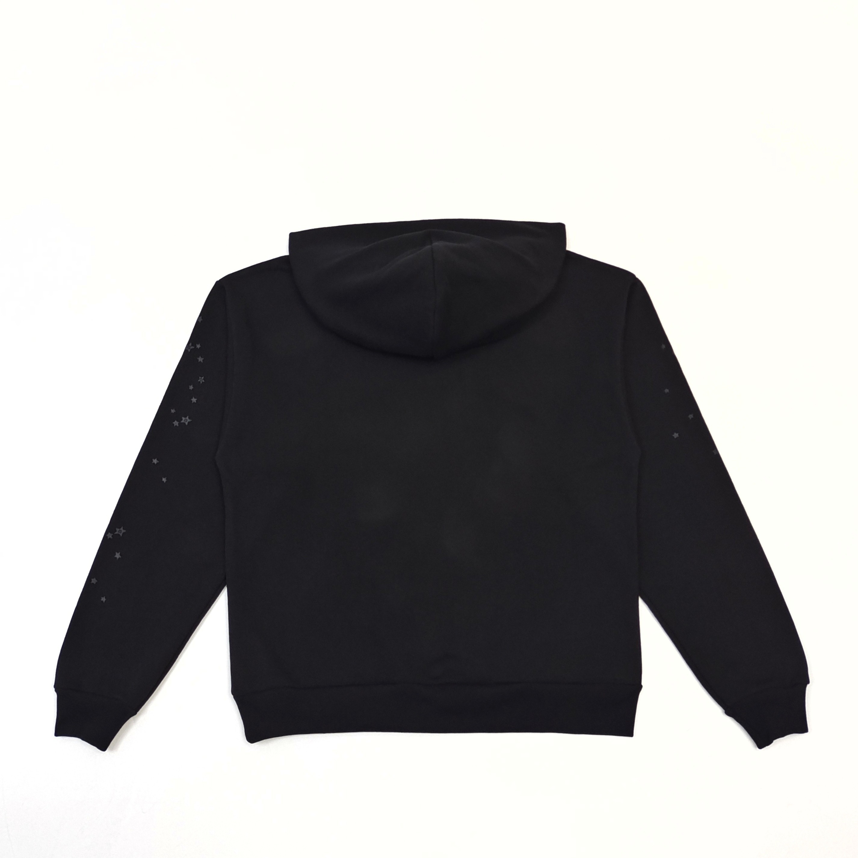 Sp5der OG Web V2 Alternate Hoodie Black / Orange-Blue #B4585