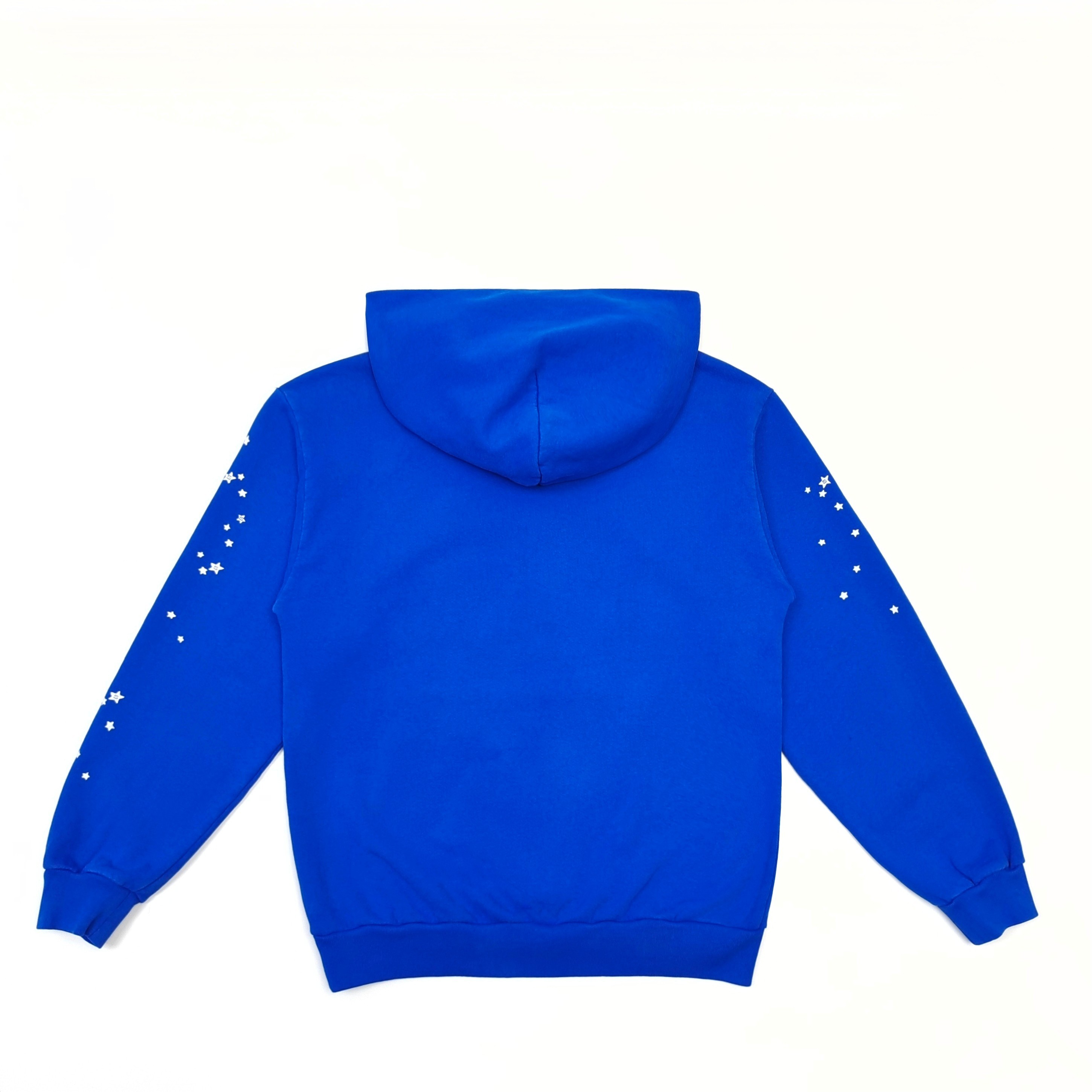 Sp5der OG Web V2 Away Hoodie Blue / White-Orange #B4587-SP
