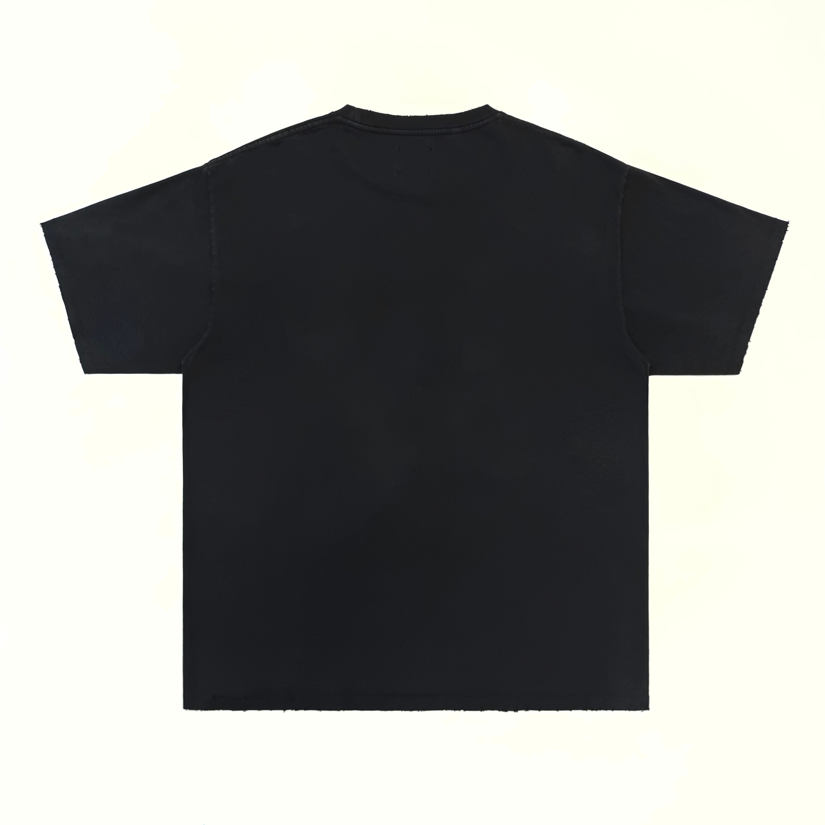 Gallery Dept. Large D Logo Tee Washed Black / Yellow #B4592-GD