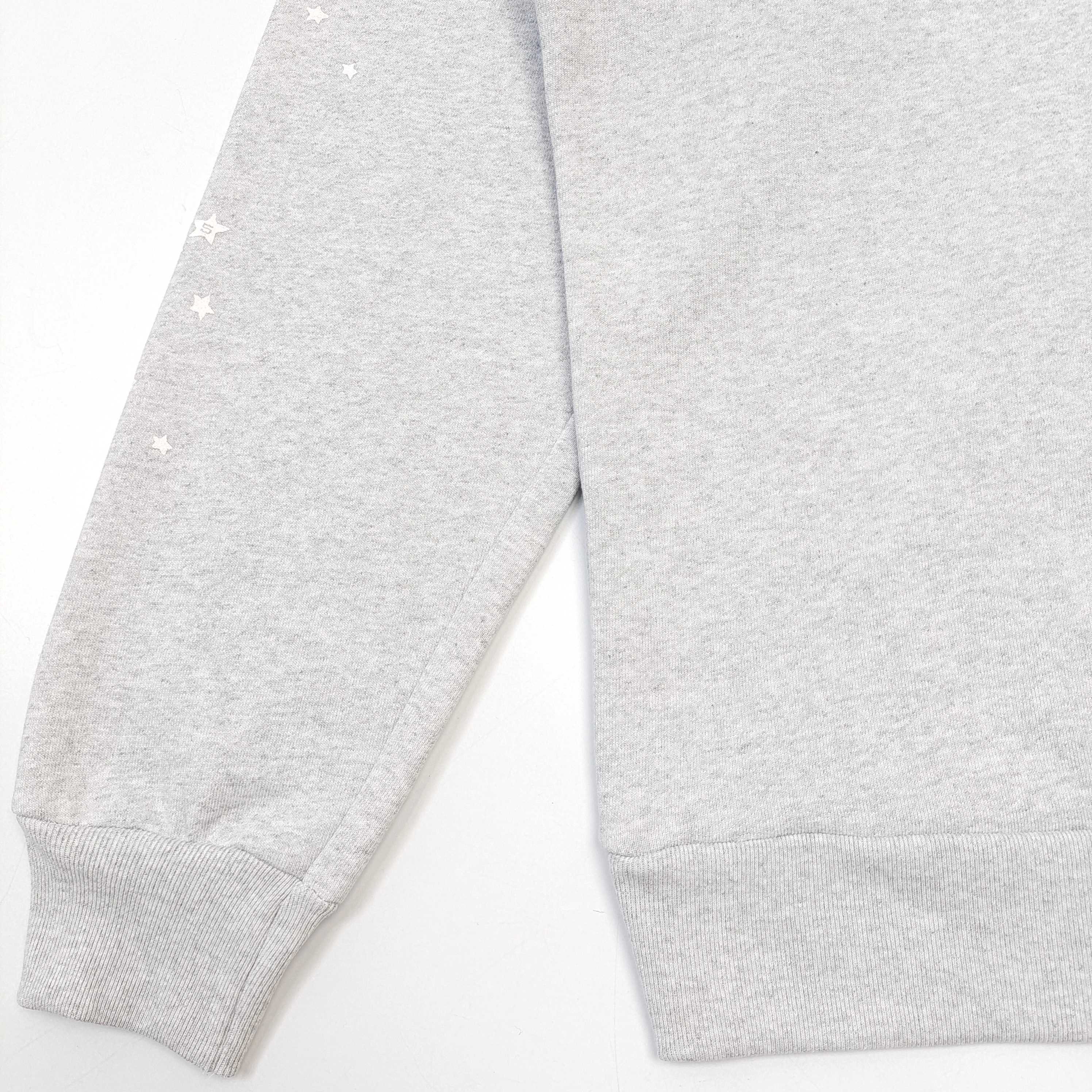 Sp5der OG Web V2 Home Hoodie Heather Grey / Blue-Orange #B4589