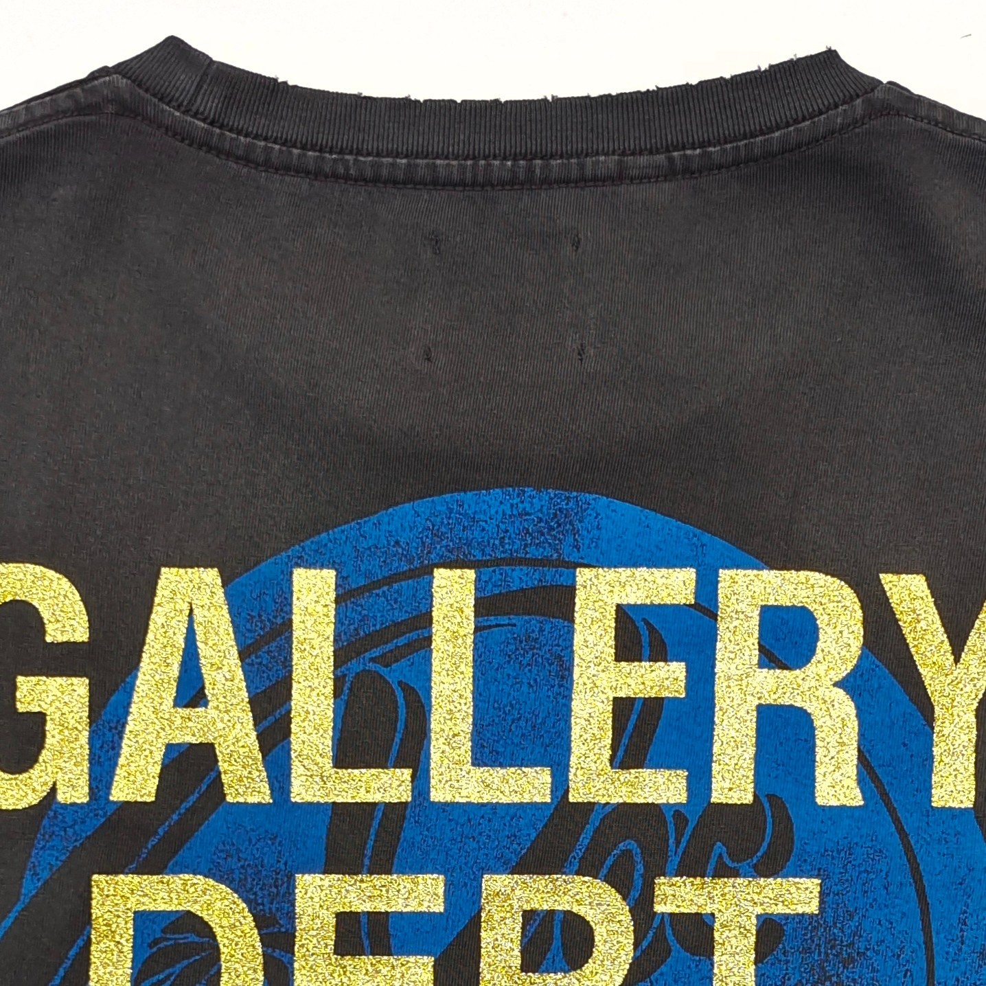 Gallery Dept. Nurse Graphic Tee Washed Black #B4522-GD