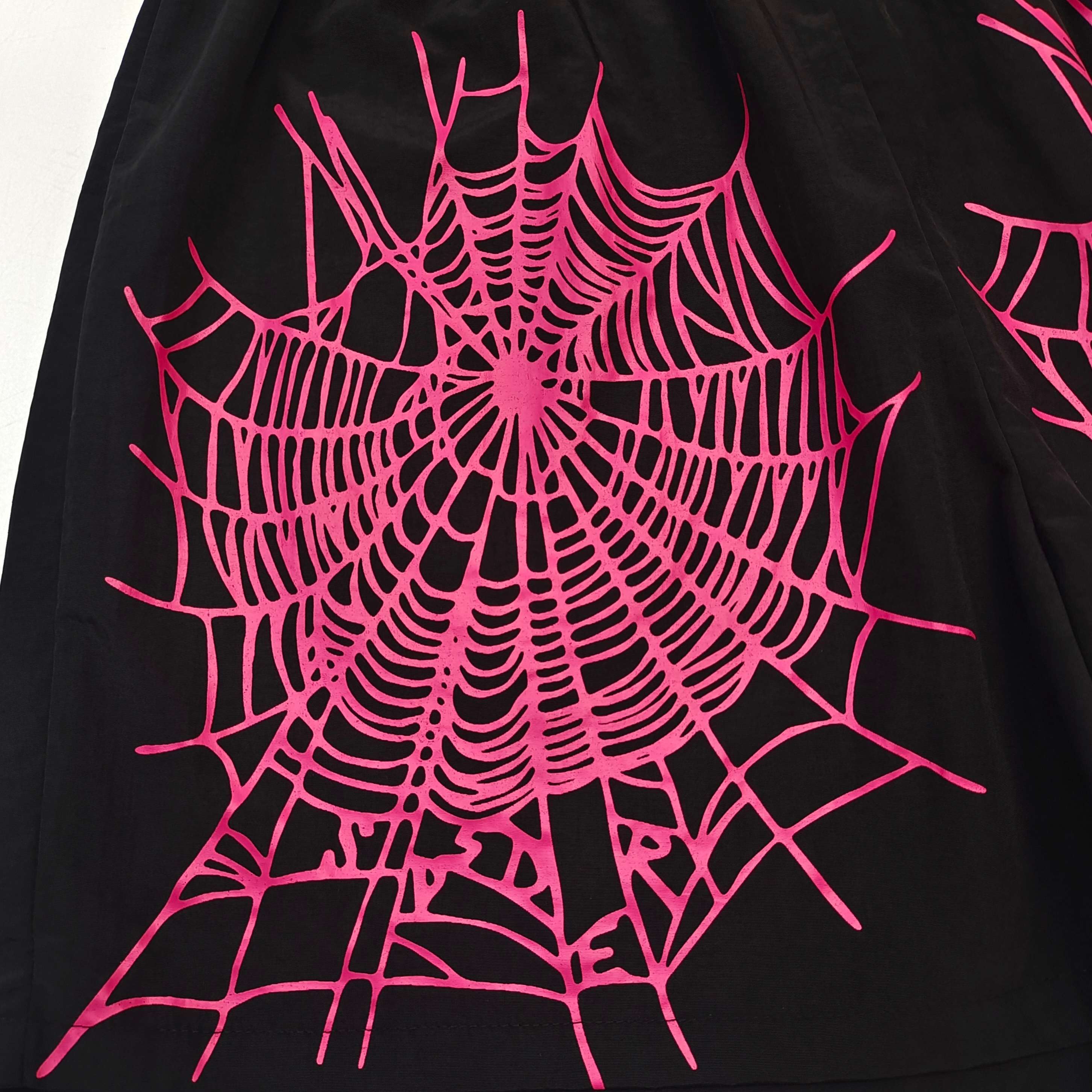 Sp5der OG Web Double Layer Short Black / Pink #B4543-SP