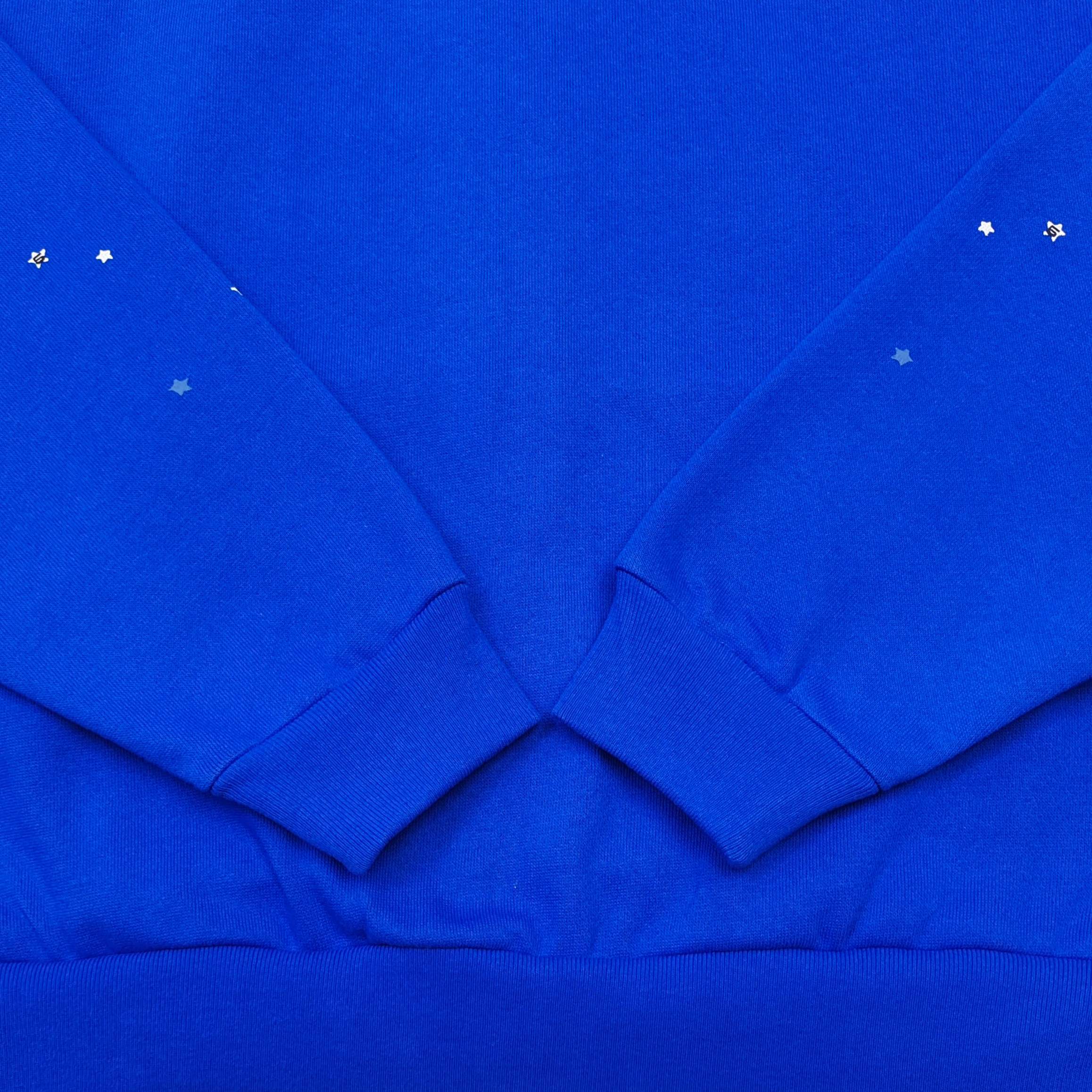 Sp5der Heavy Web Full Zip Hoodie Tory Blue #B4548-SP
