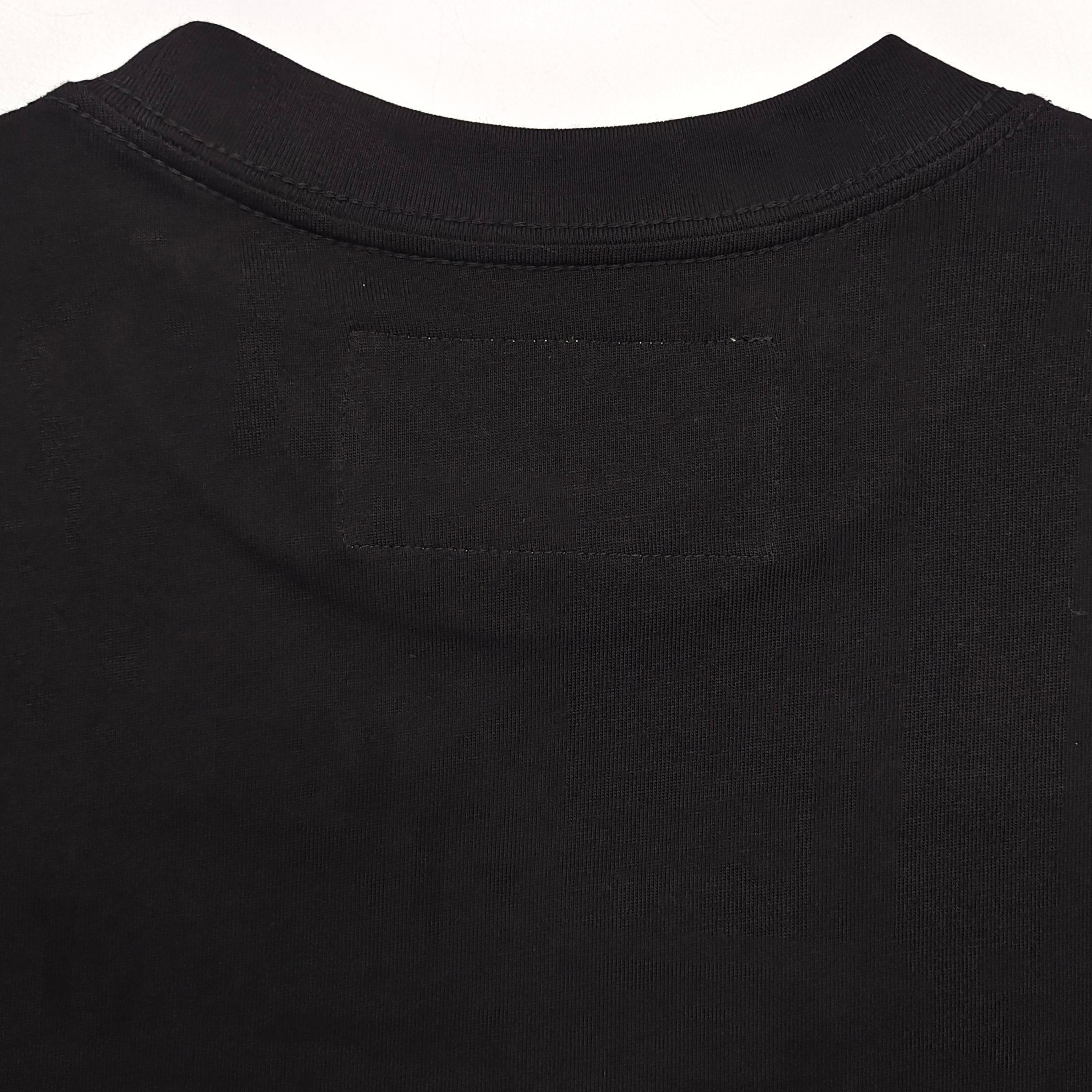 Sp5der Stacked Logo Tee Black / Pink #B4539-SP