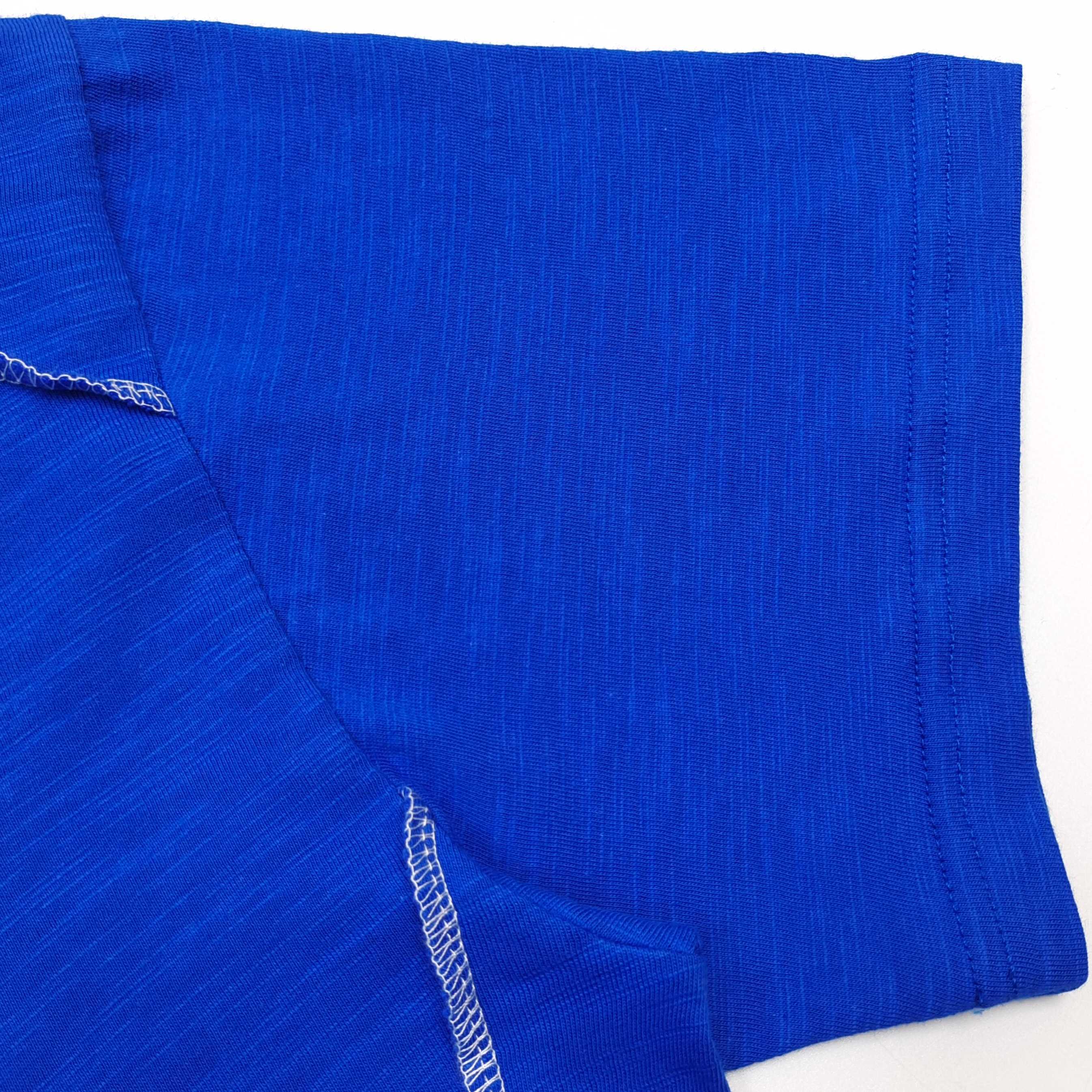 Sp5der Web Graphic Contrast Stitch Tee Royal Blue / White #B4578-SP