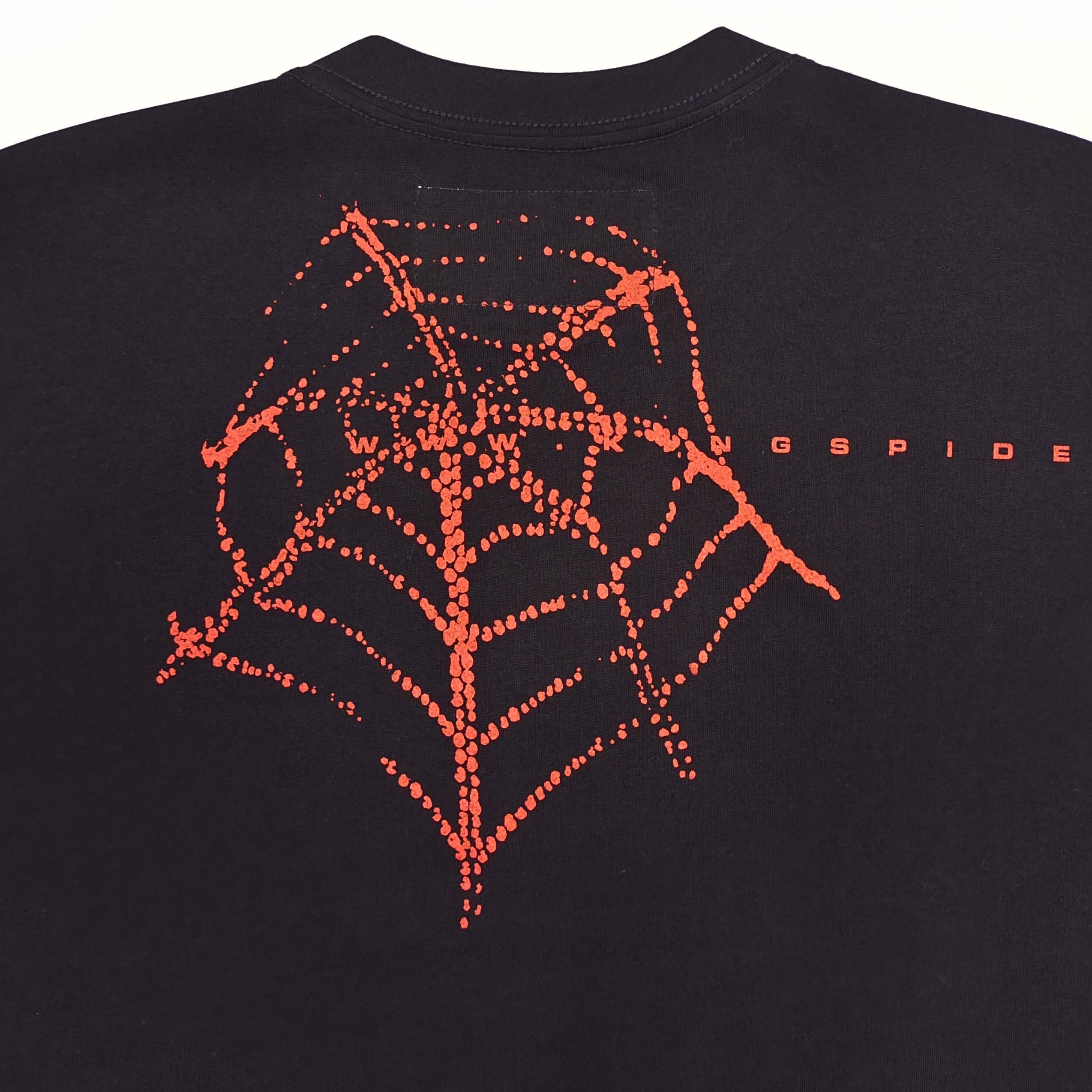 Sp5der Worldwide Web Graphic Tee Black / Red #B4581-SP