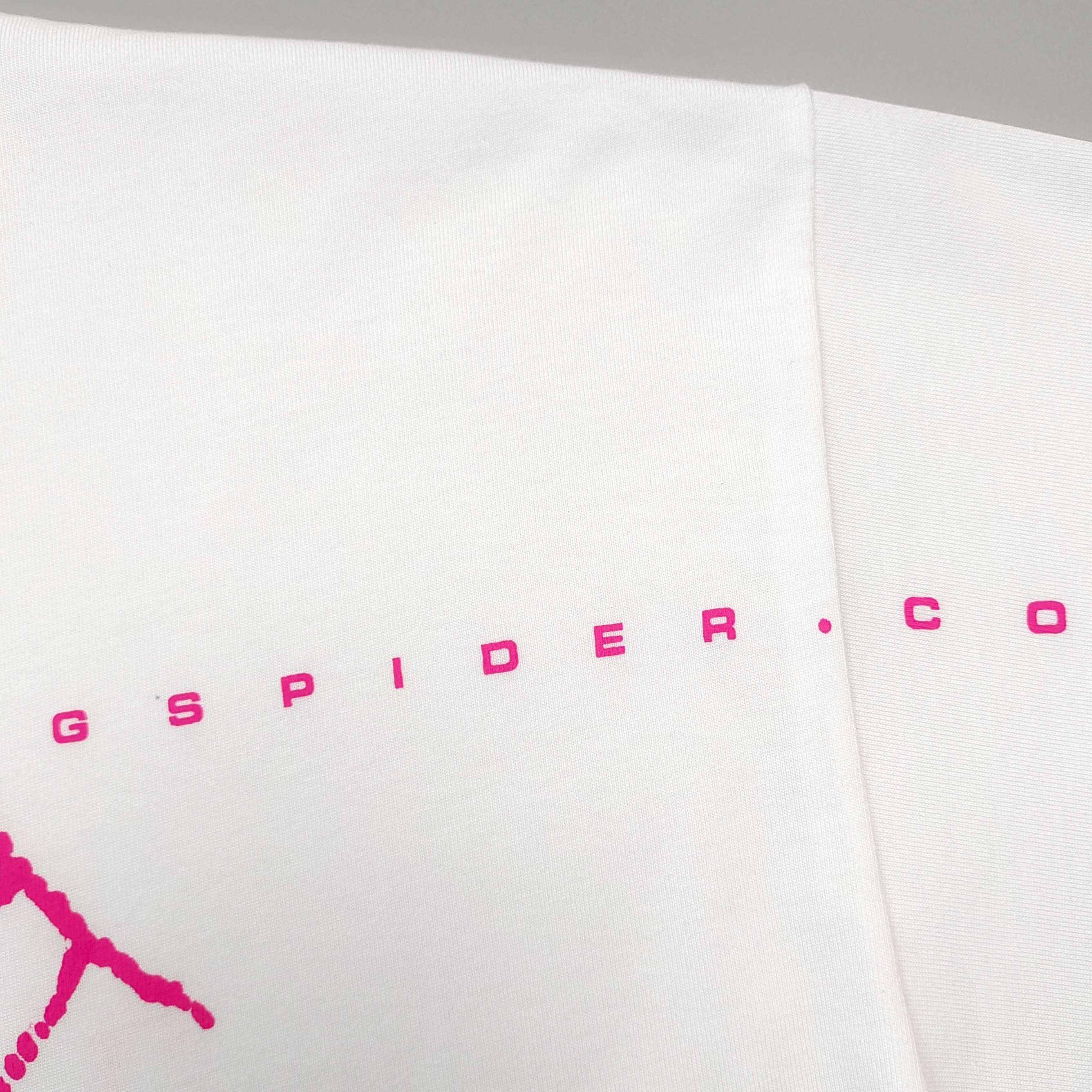 Sp5der Worldwide Web Graphic Tee White / Pink #B4582-SP