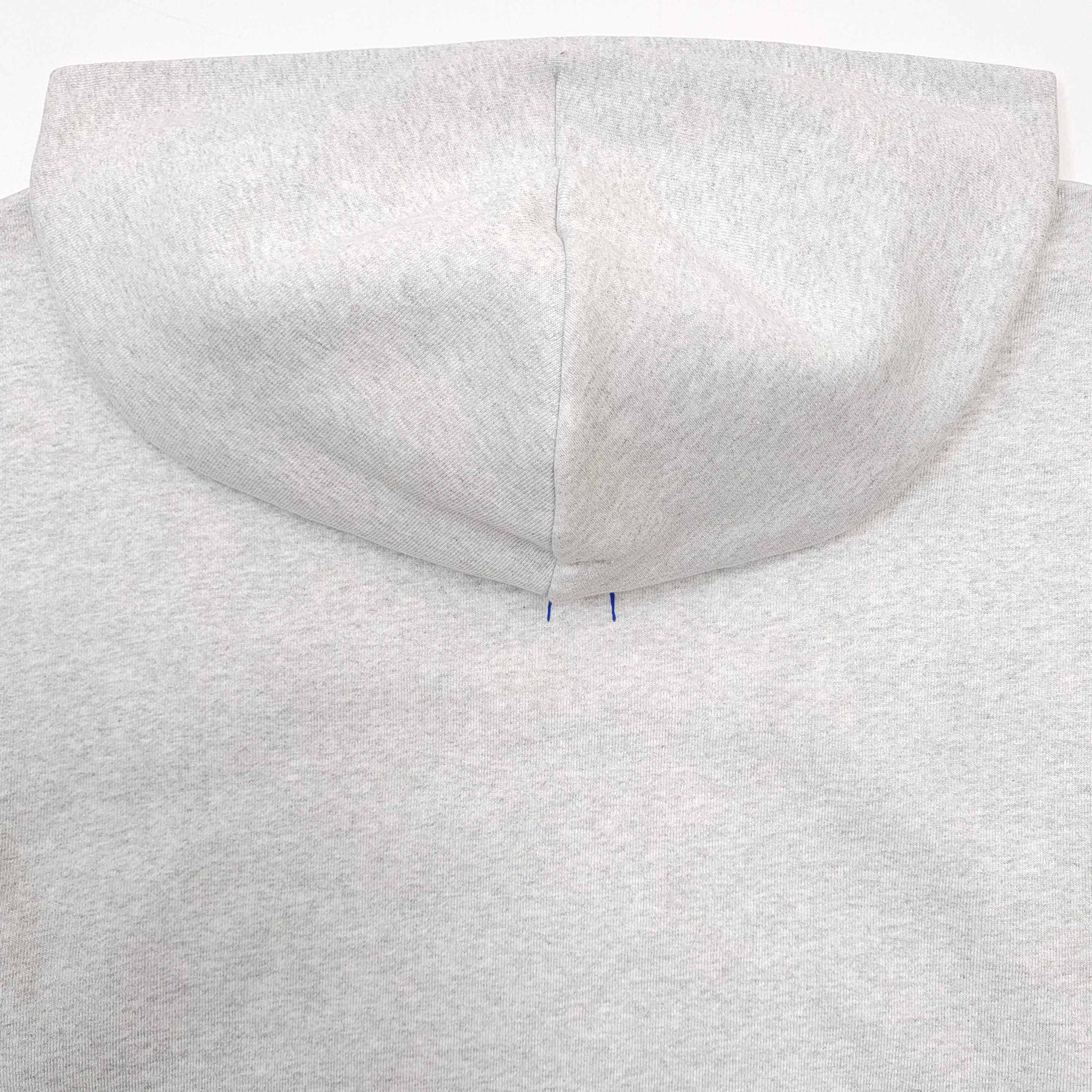 Sp5der OG Web V2 Home Hoodie Heather Grey / Blue-Orange #B4589
