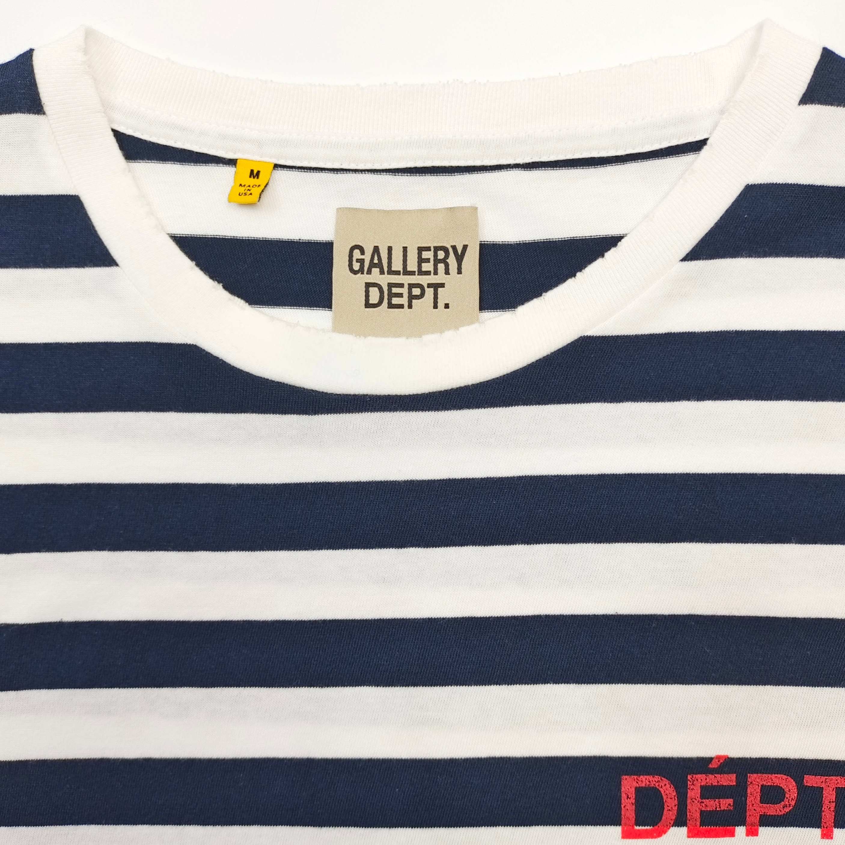 Gallery Dept. French Tee Navy / White Stripe #B4491-GD