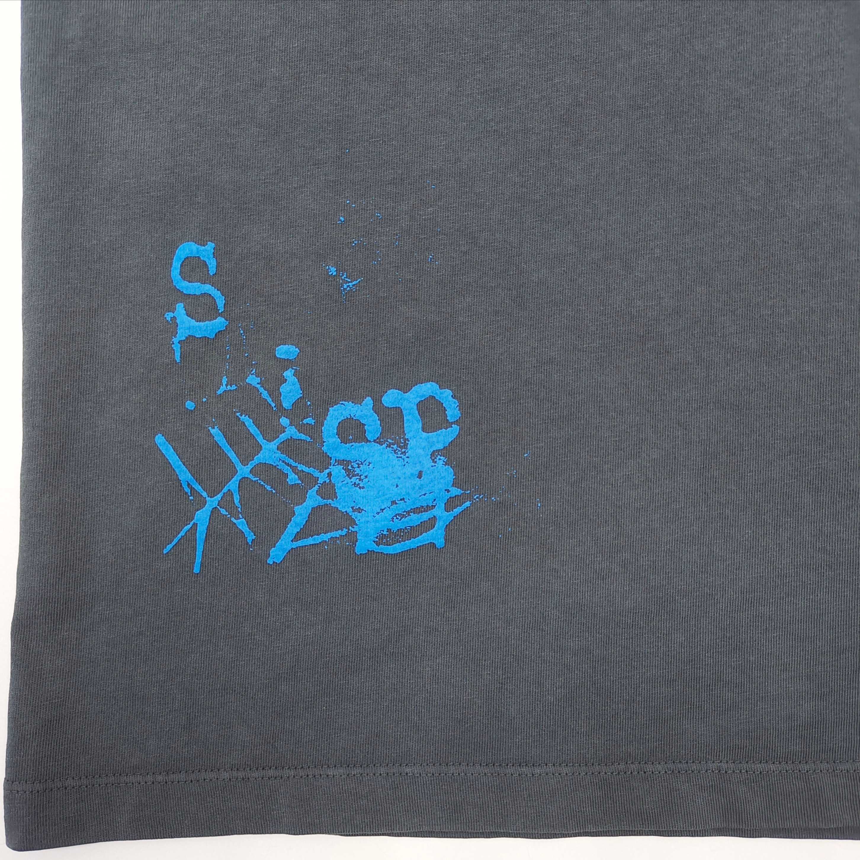 Sp5der Worldwide Stutter Tee Slate Grey / Blue #B4538-SP