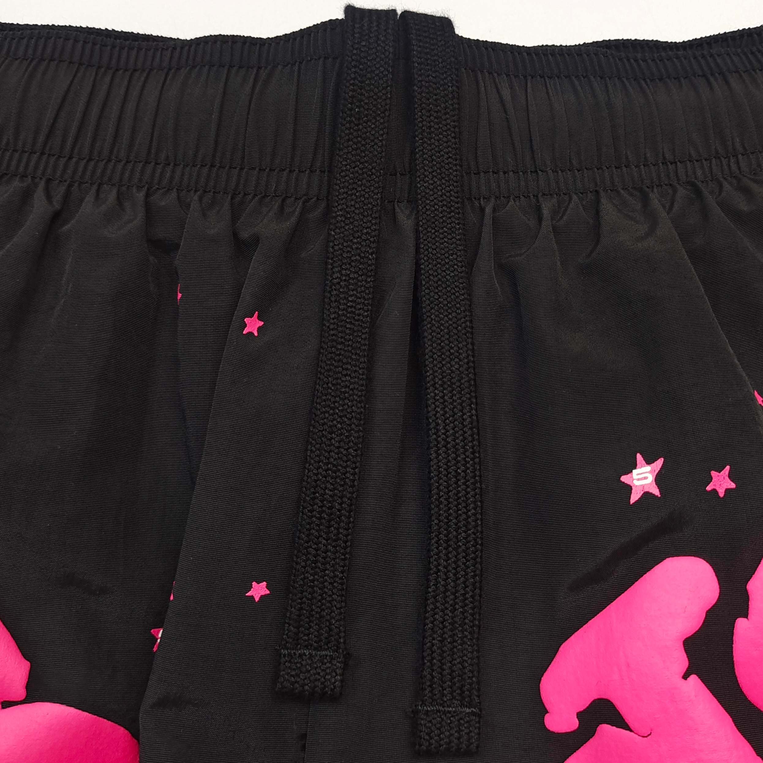 Sp5der OG Web Double Layer Short Black / Pink #B4543-SP
