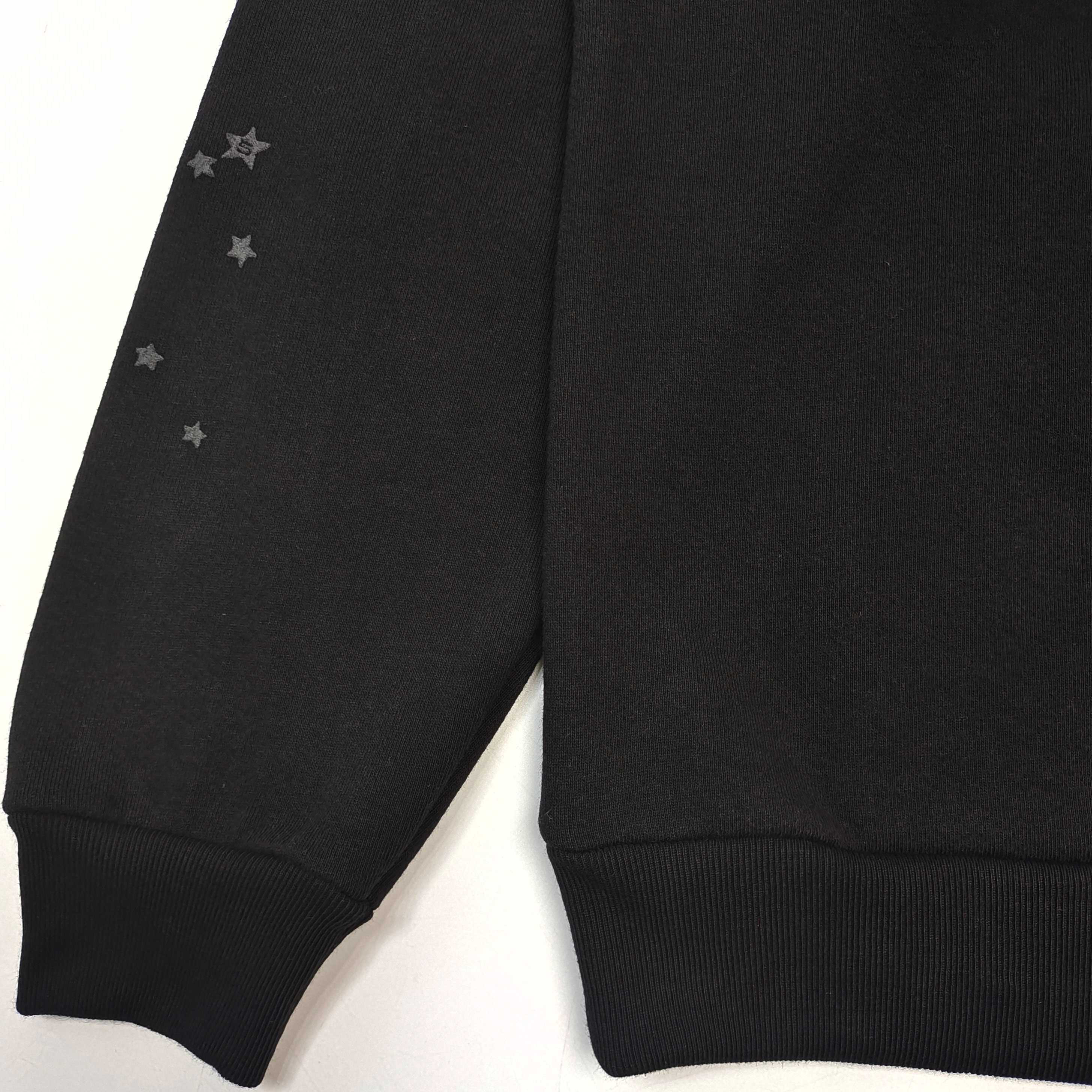 Sp5der OG Web V2 Alternate Hoodie Black / Orange-Blue #B4585