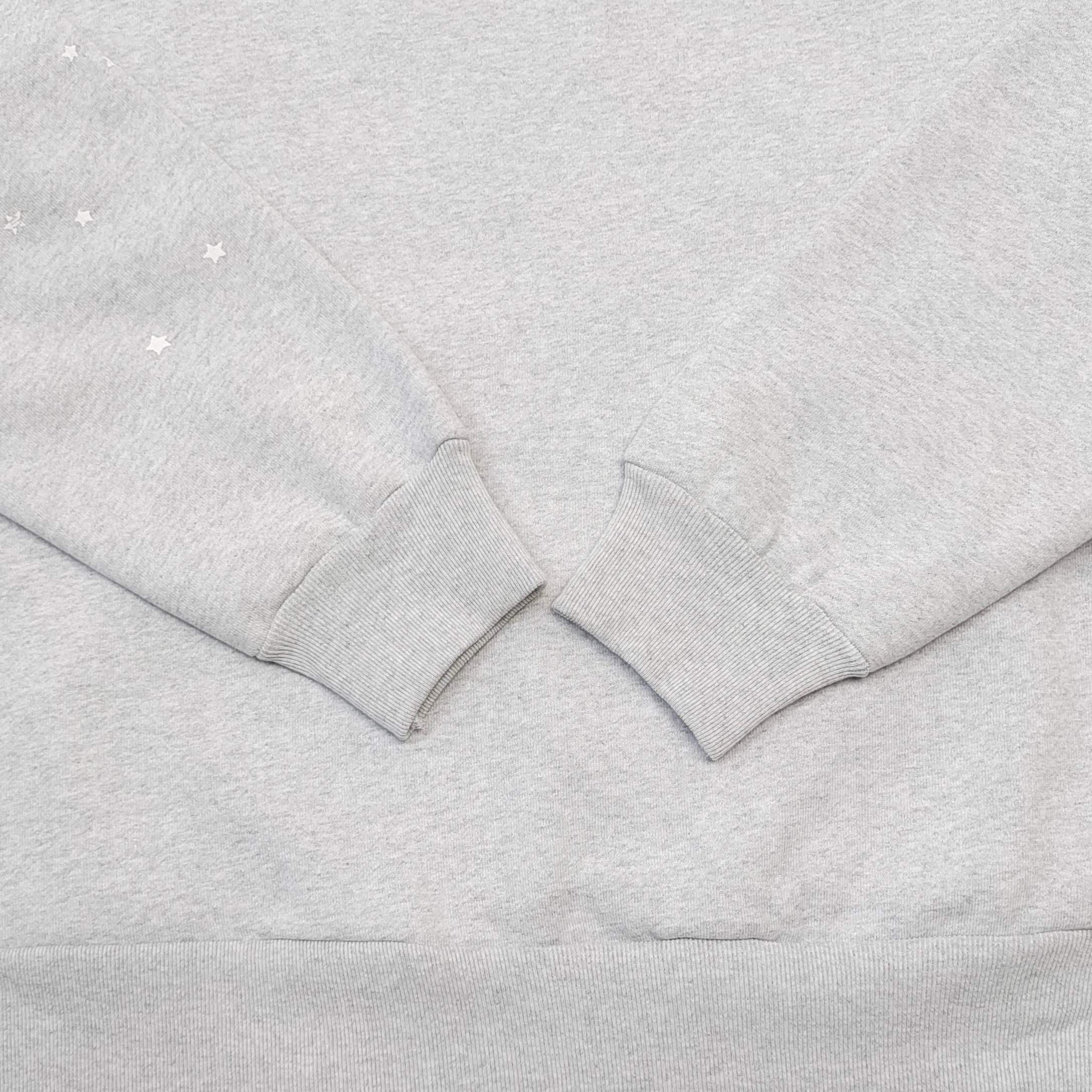 Sp5der OG Web V2 Home Hoodie Heather Grey / Blue-Orange #B4589