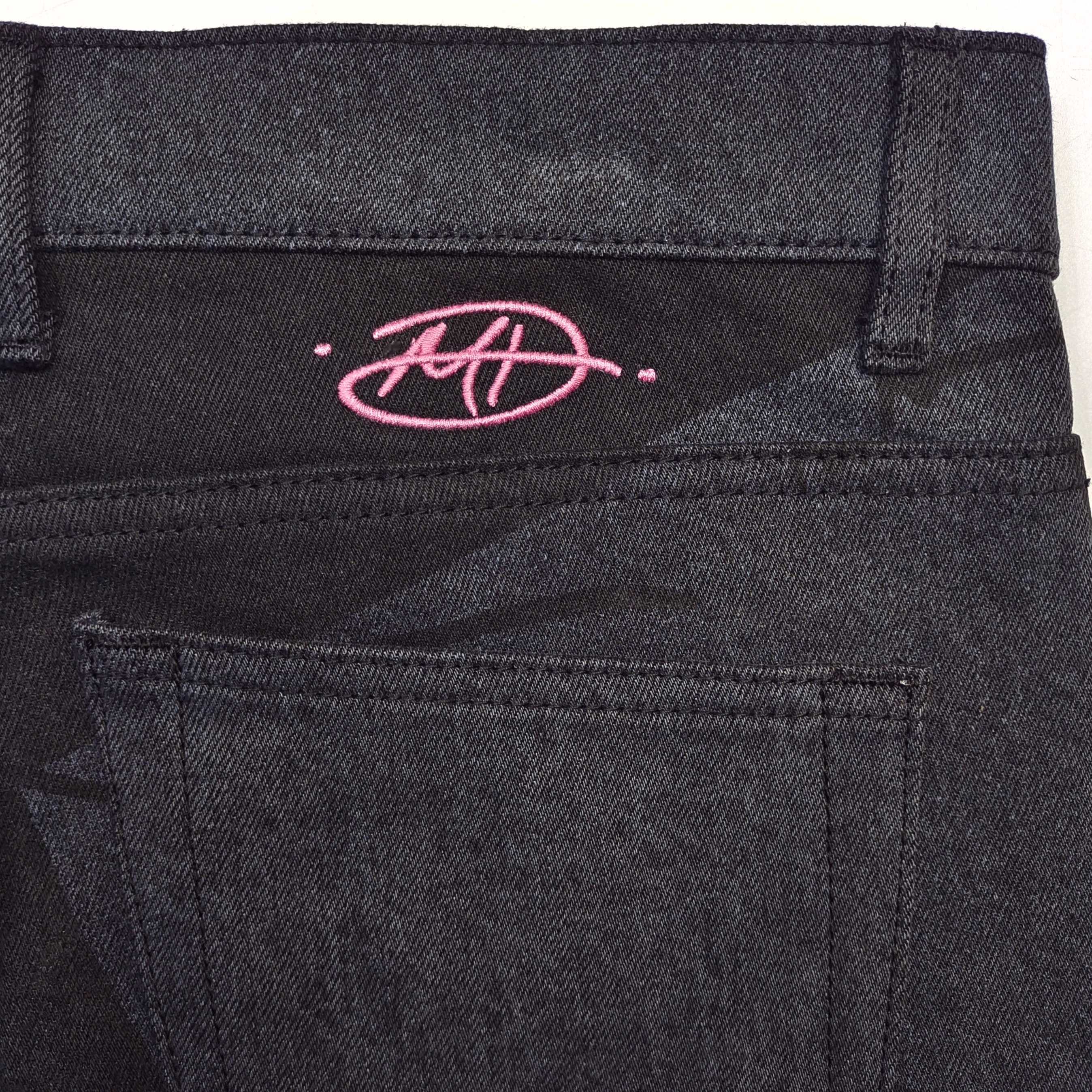 Anti Promo x Matty Boy 99 Eyes Checkered Jeans Black / Grey #B4390-AP