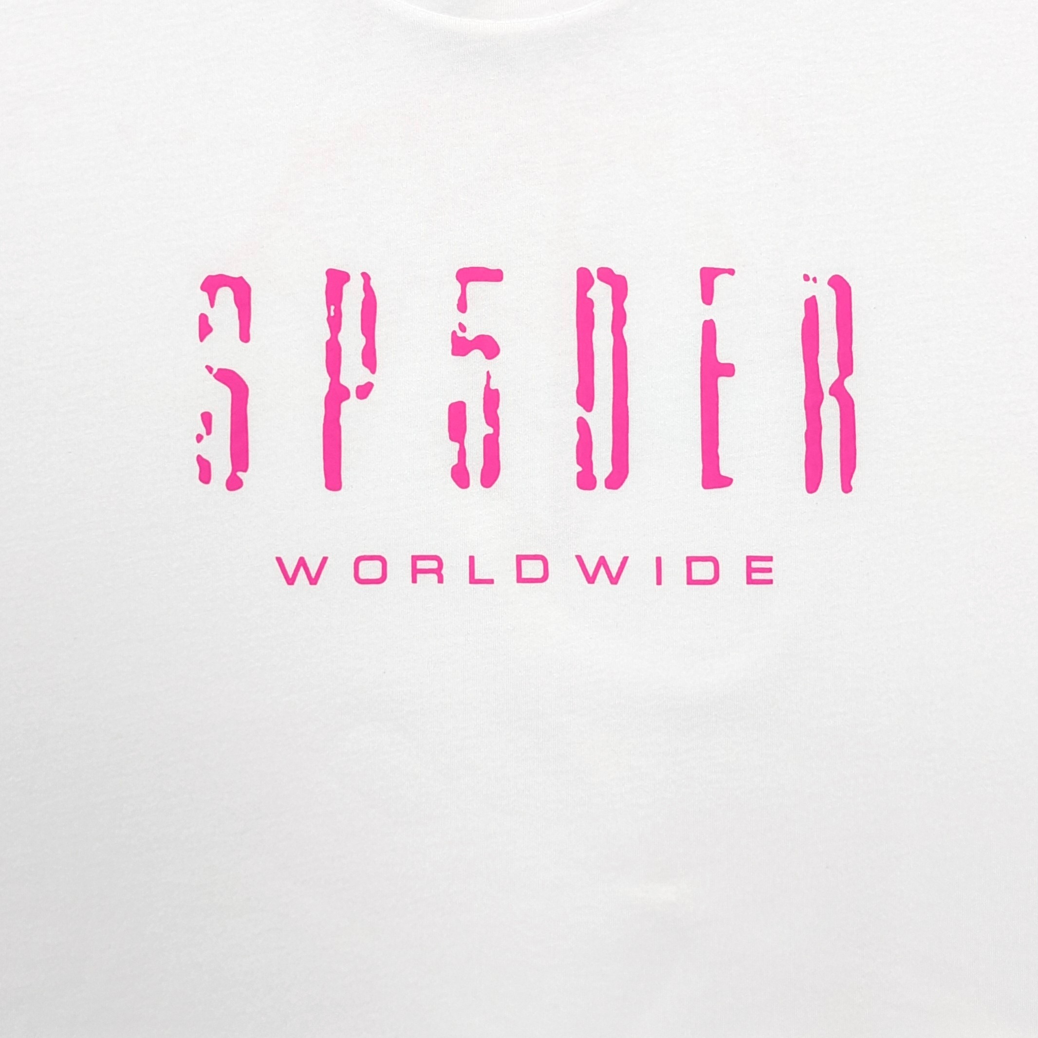 Sp5der Worldwide Web Graphic Tee White / Pink #B4582-SP