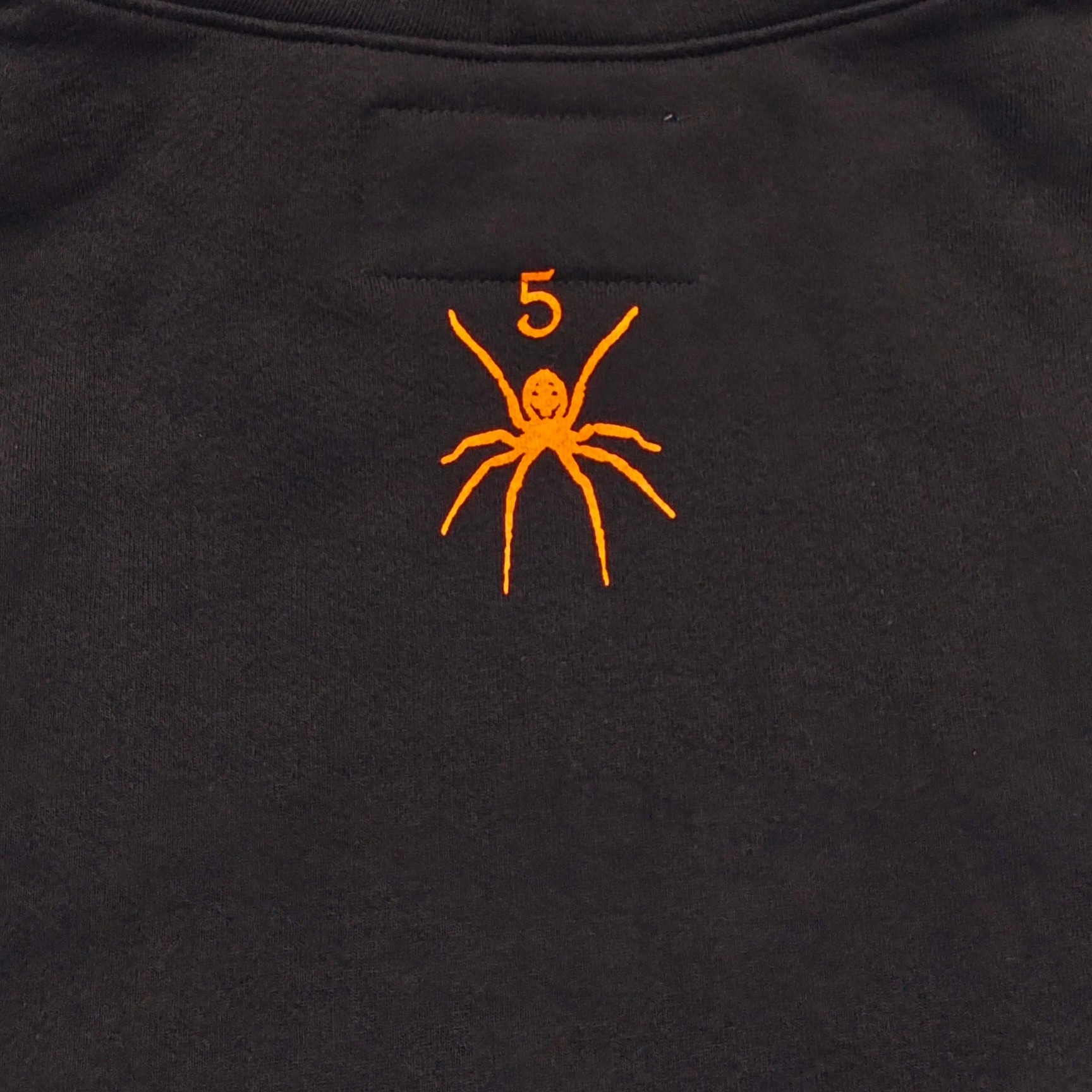 Sp5der OG Web V2 Alternate Hoodie Black / Orange-Blue #B4585