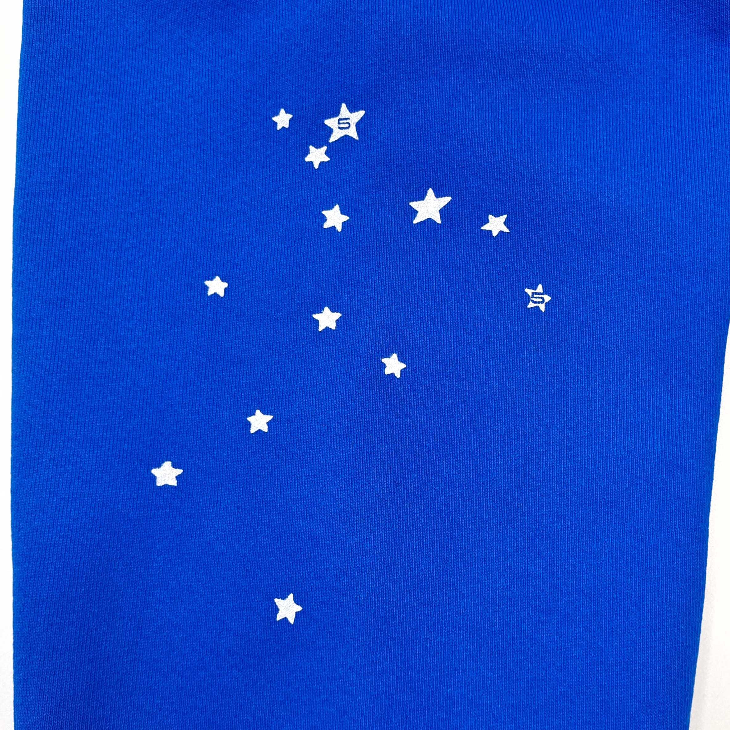 Sp5der OG Web V2 Away Hoodie Blue / White-Orange #B4587-SP