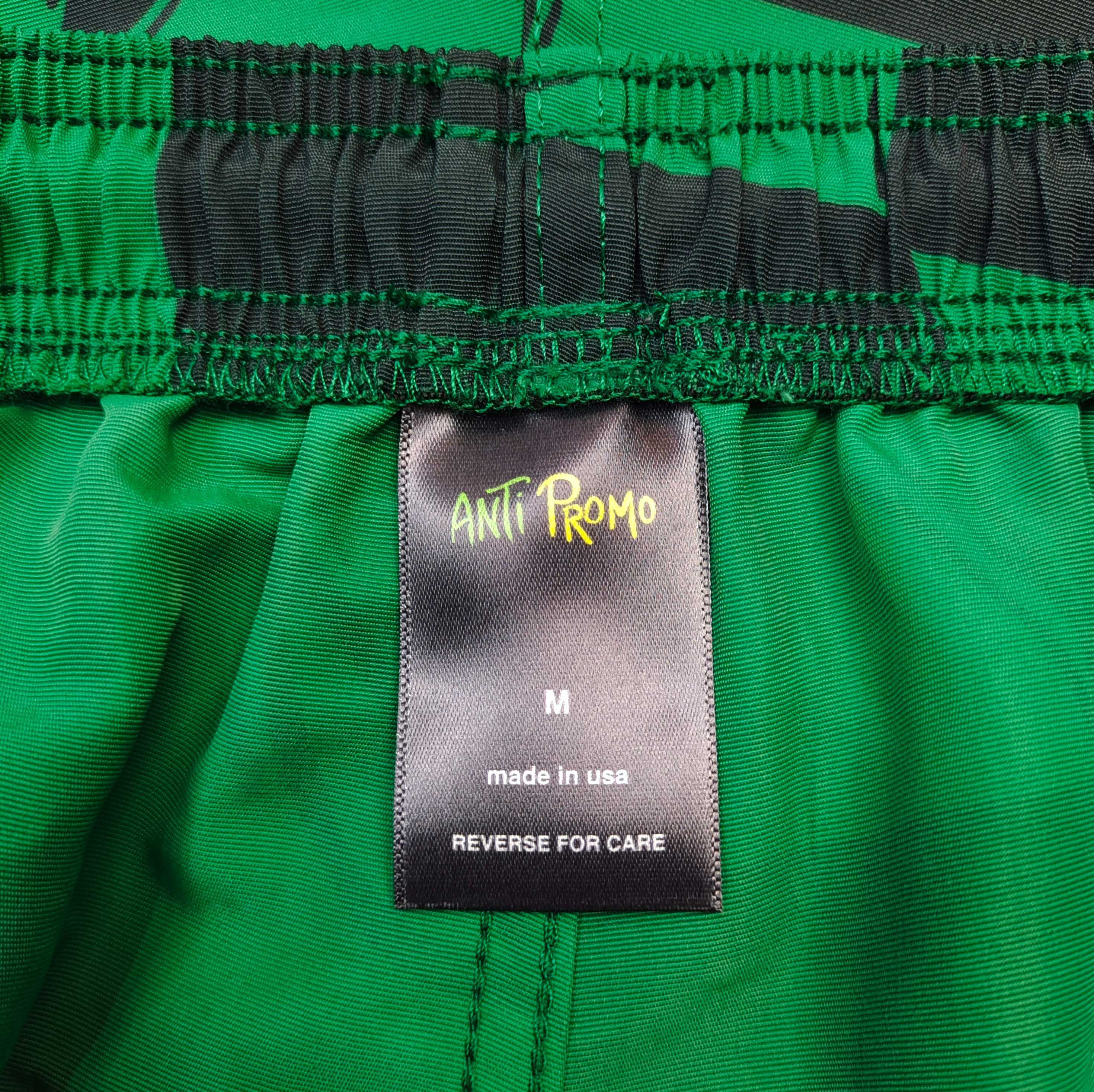 Anti Promo x Matty Boy 99 Eyes Checkered Nylon Shorts Green / Black #B4596-AP