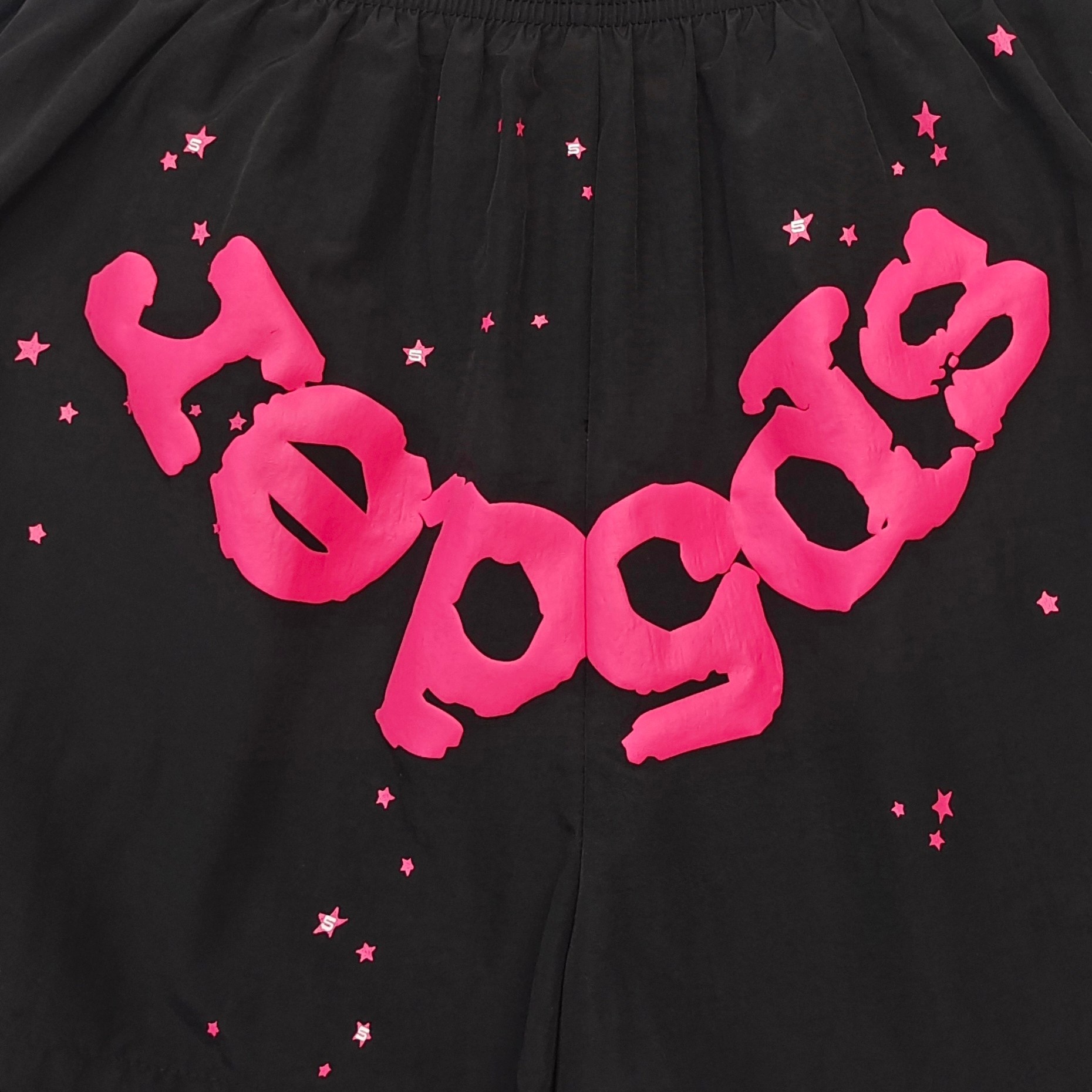 Sp5der OG Web Double Layer Short Black / Pink #B4543-SP