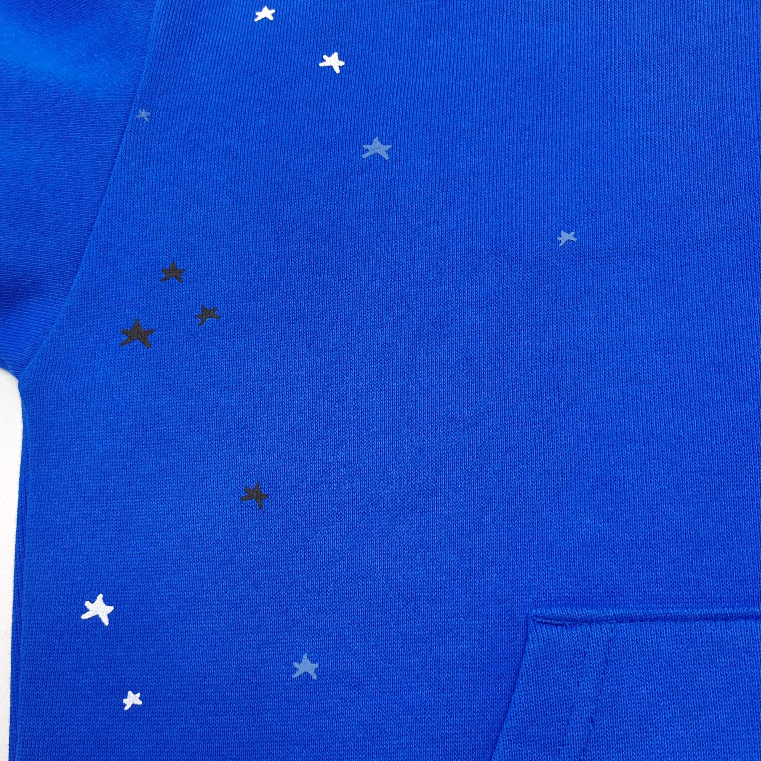 Sp5der Heavy Web Full Zip Hoodie Tory Blue #B4548-SP