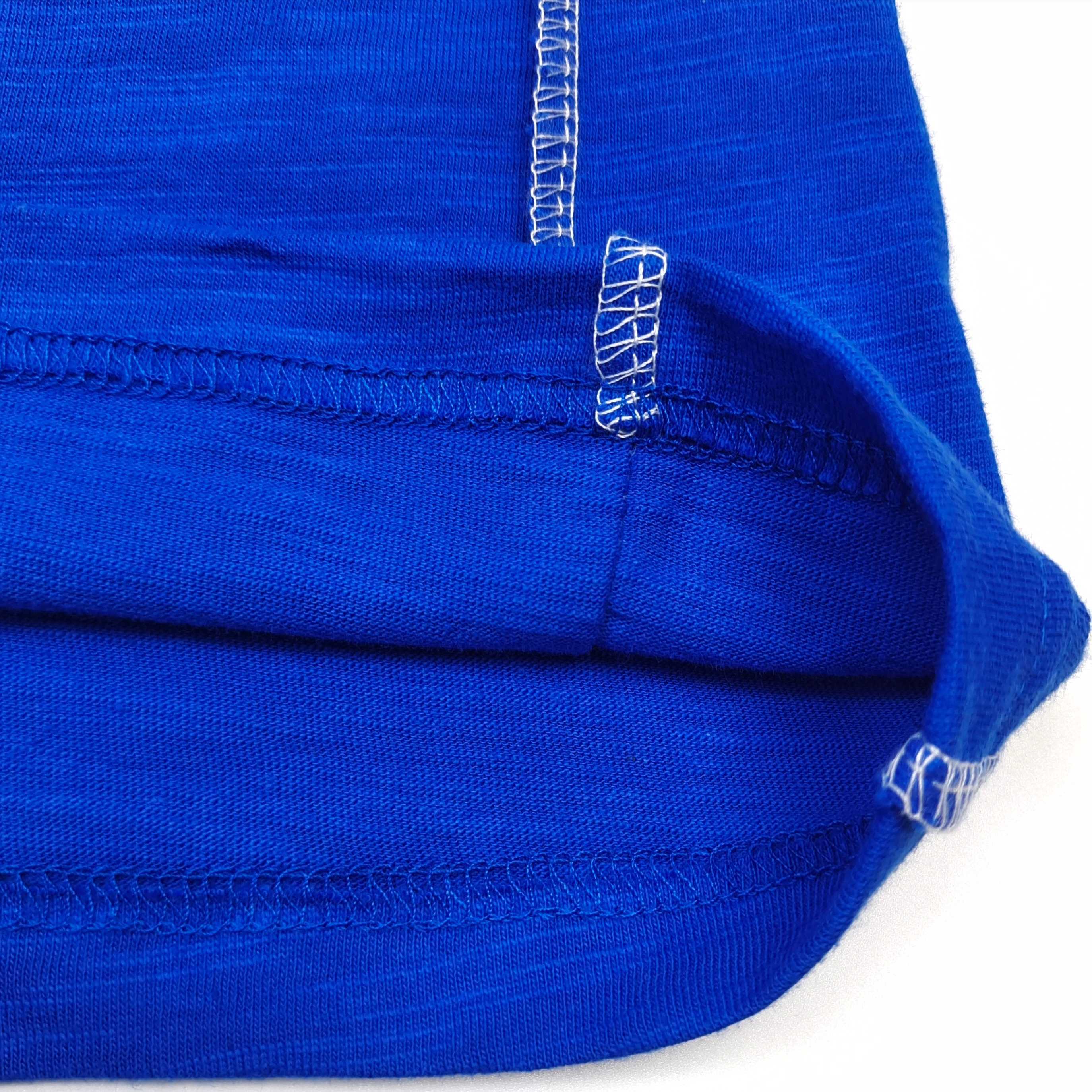 Sp5der Web Graphic Contrast Stitch Tee Royal Blue / White #B4578-SP
