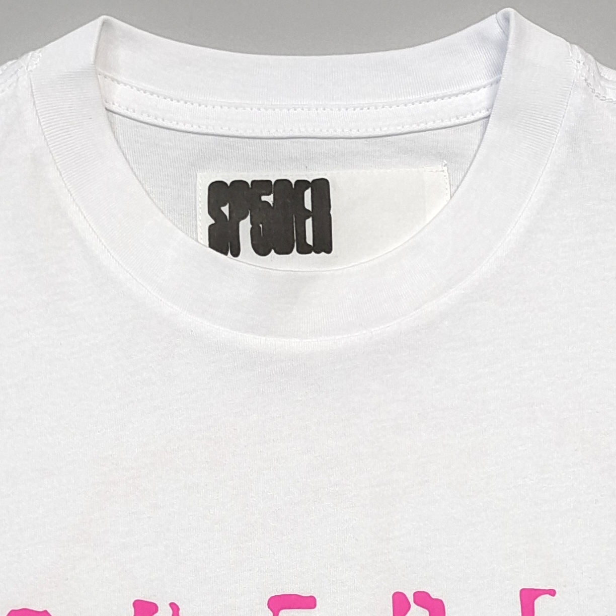 Sp5der Worldwide Web Graphic Tee White / Pink #B4582-SP