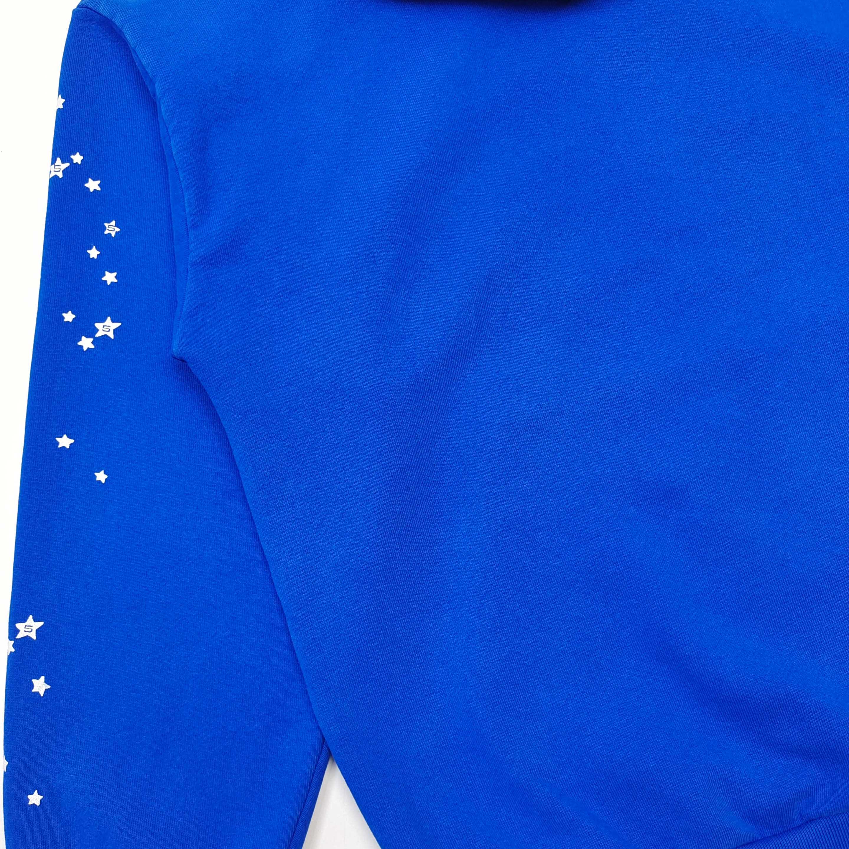 Sp5der OG Web V2 Away Hoodie Blue / White-Orange #B4587-SP
