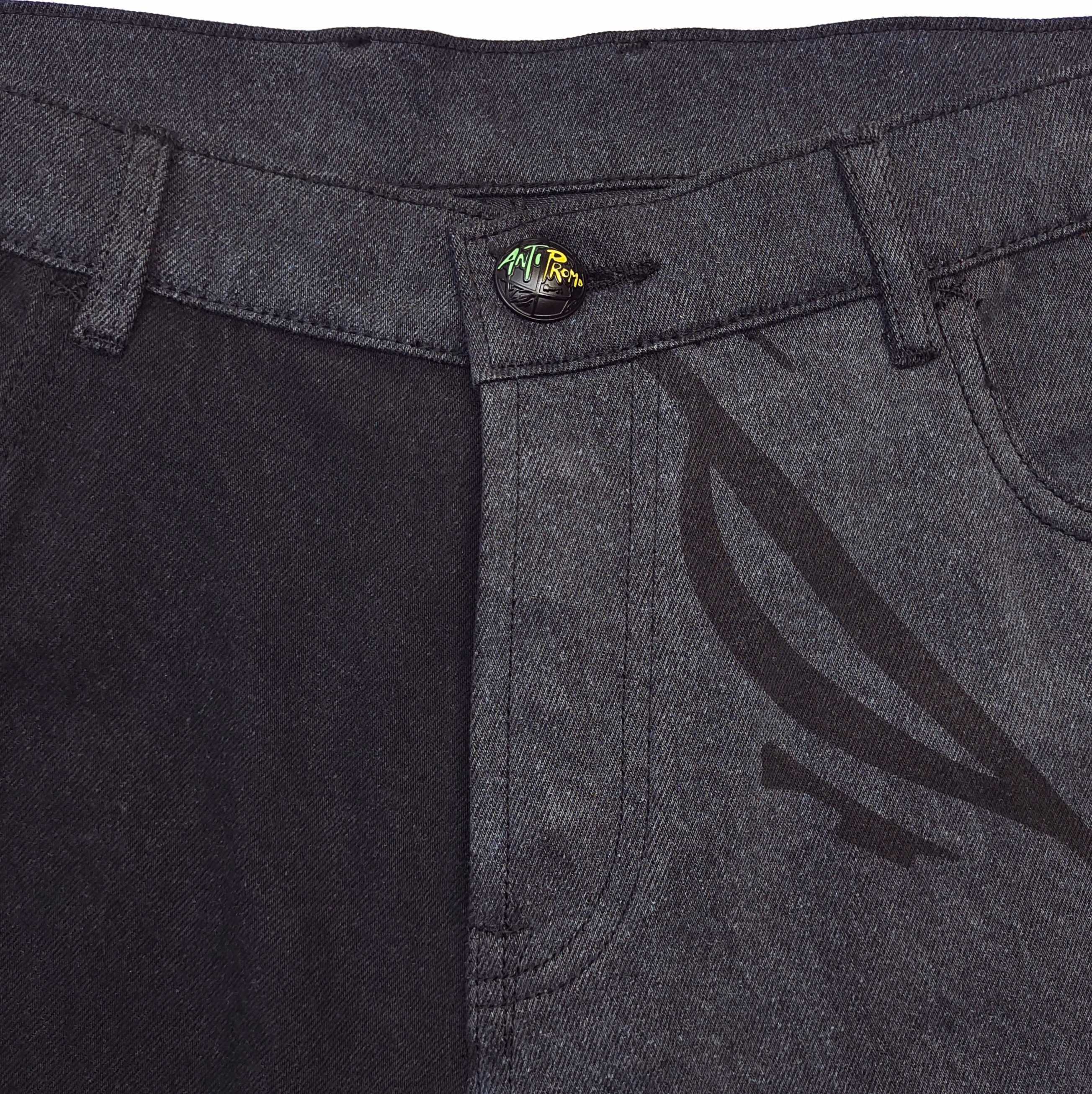 Anti Promo x Matty Boy 99 Eyes Checkered Jeans Black / Grey #B4390-AP