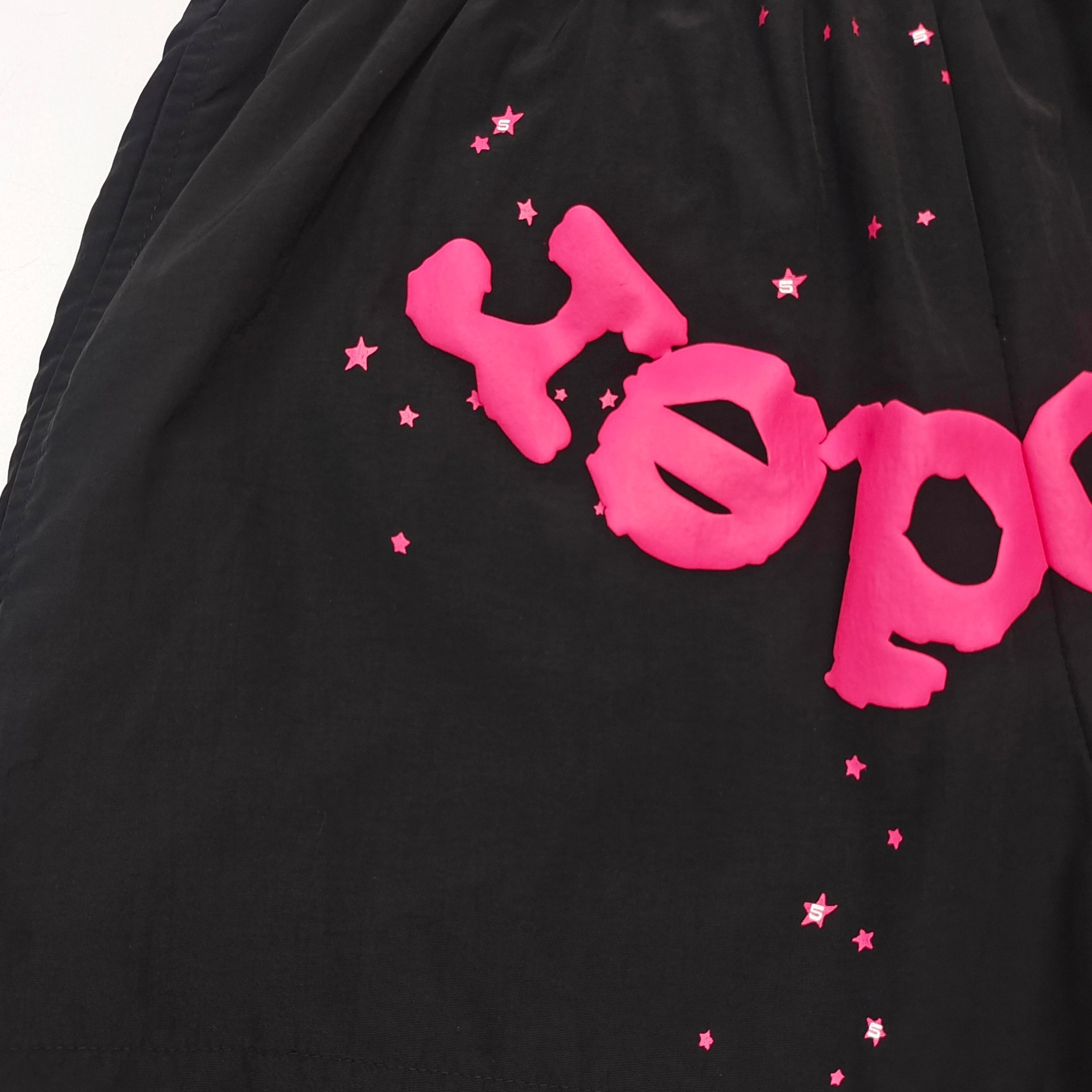 Sp5der OG Web Double Layer Short Black / Pink #B4543-SP