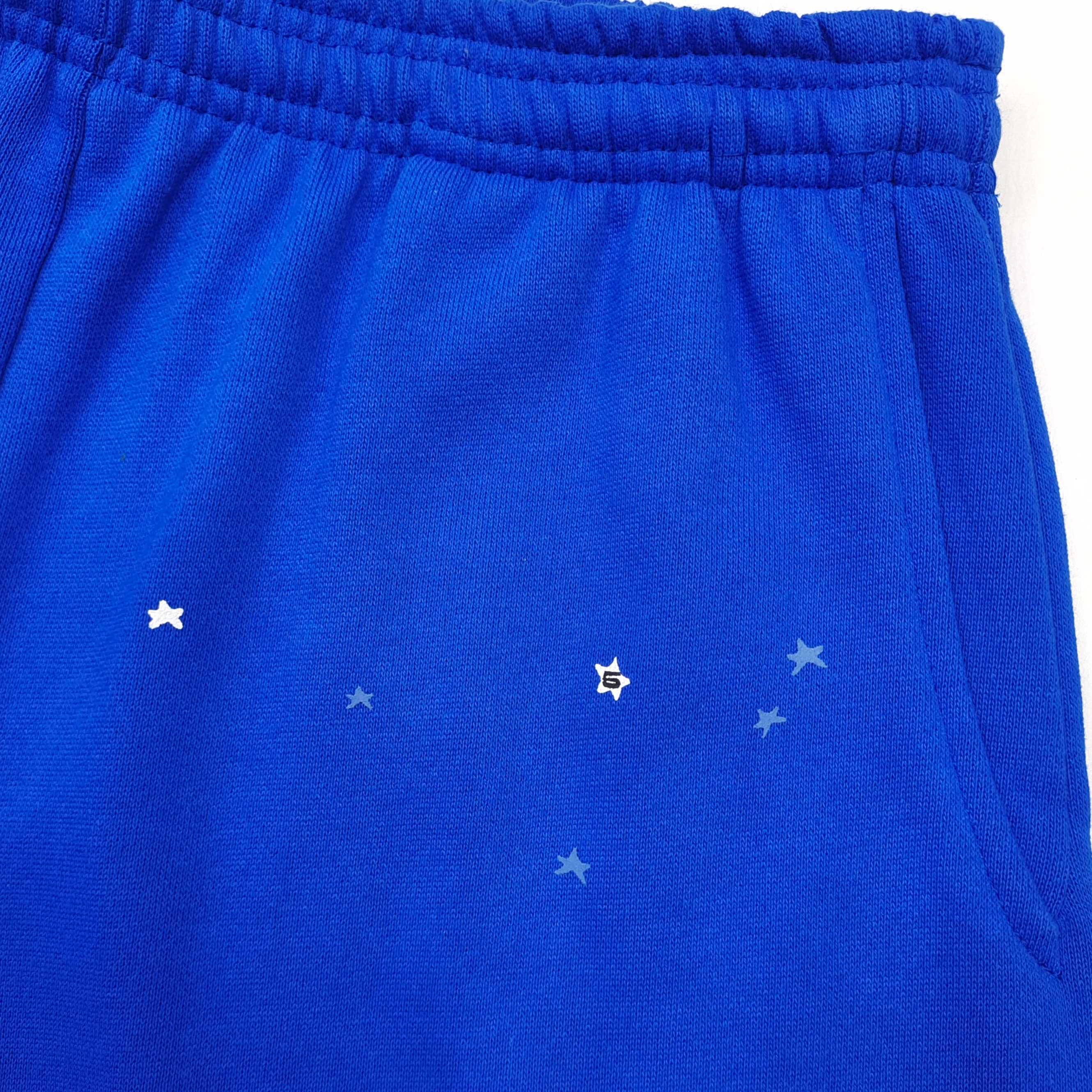 Sp5der Heavy Web Long Sweatshort Tory Blue #B4549-SP