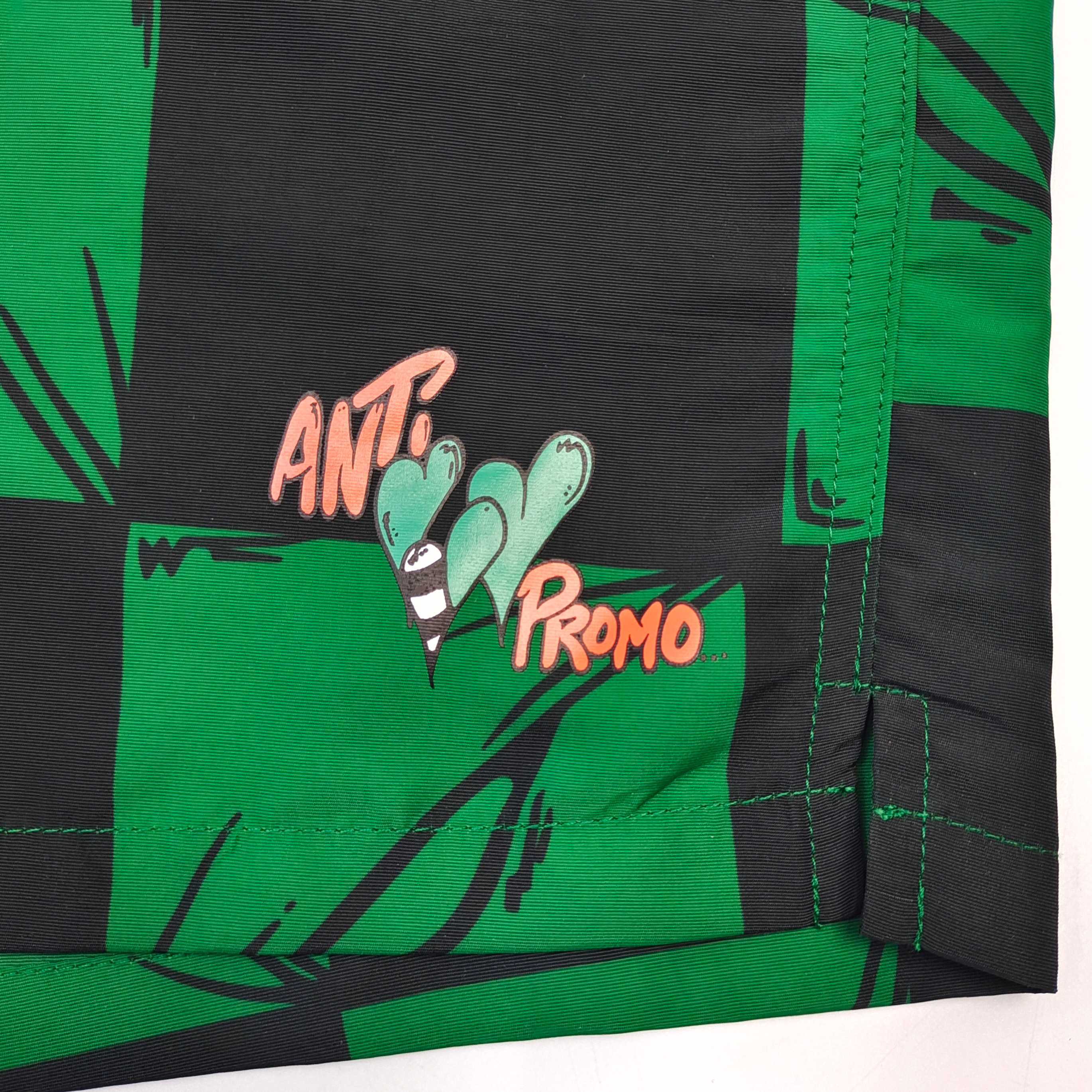 Anti Promo x Matty Boy 99 Eyes Checkered Nylon Shorts Green / Black #B4596-AP