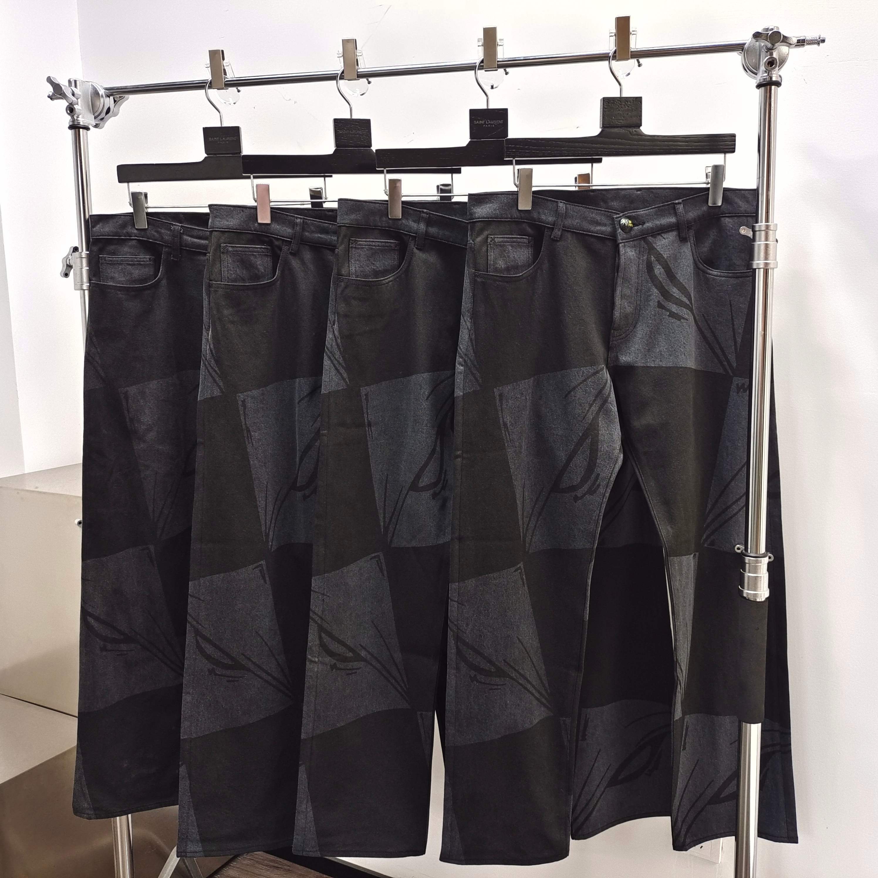 Anti Promo x Matty Boy 99 Eyes Checkered Jeans Black / Grey #B4390-AP