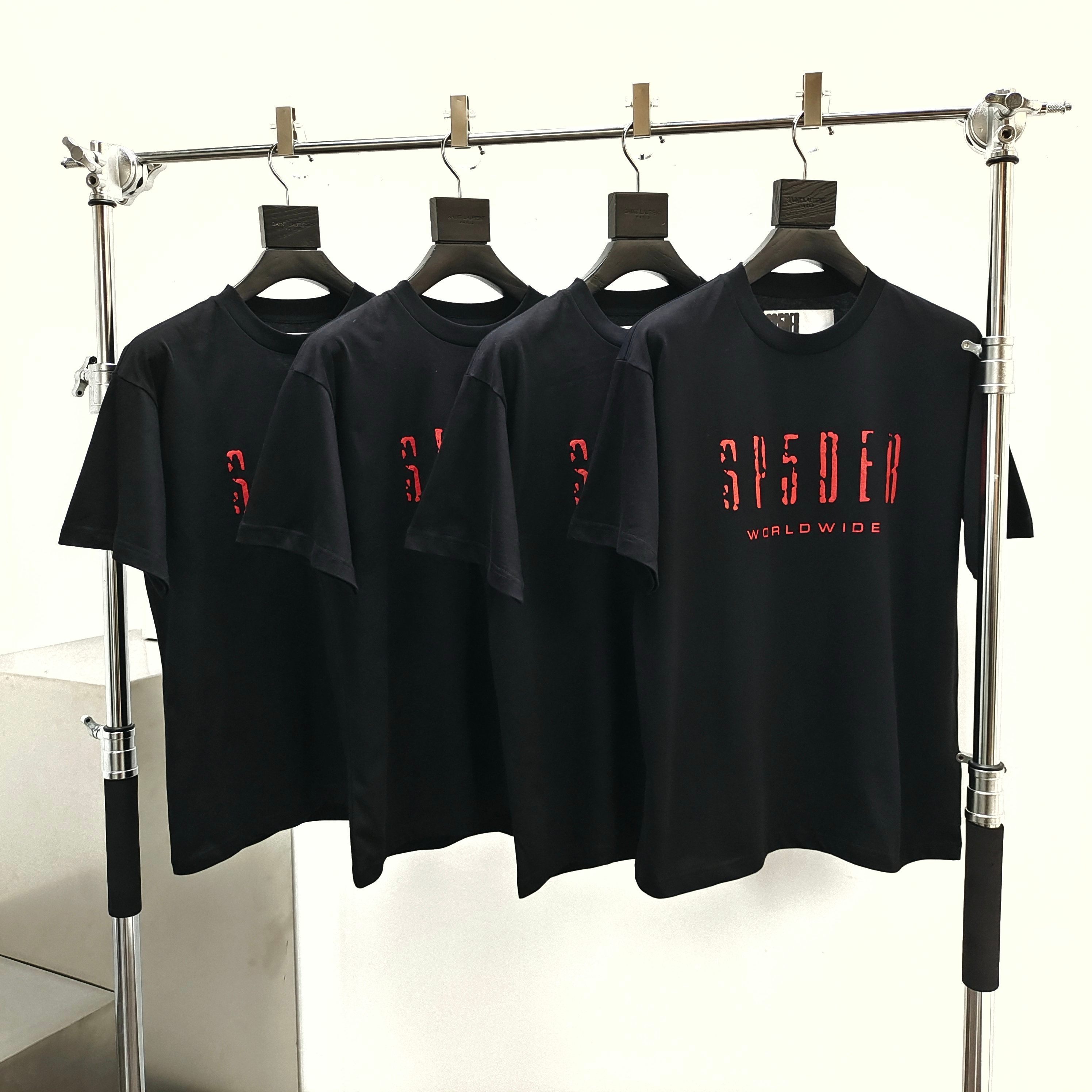 Sp5der Worldwide Web Graphic Tee Black / Red #B4581-SP