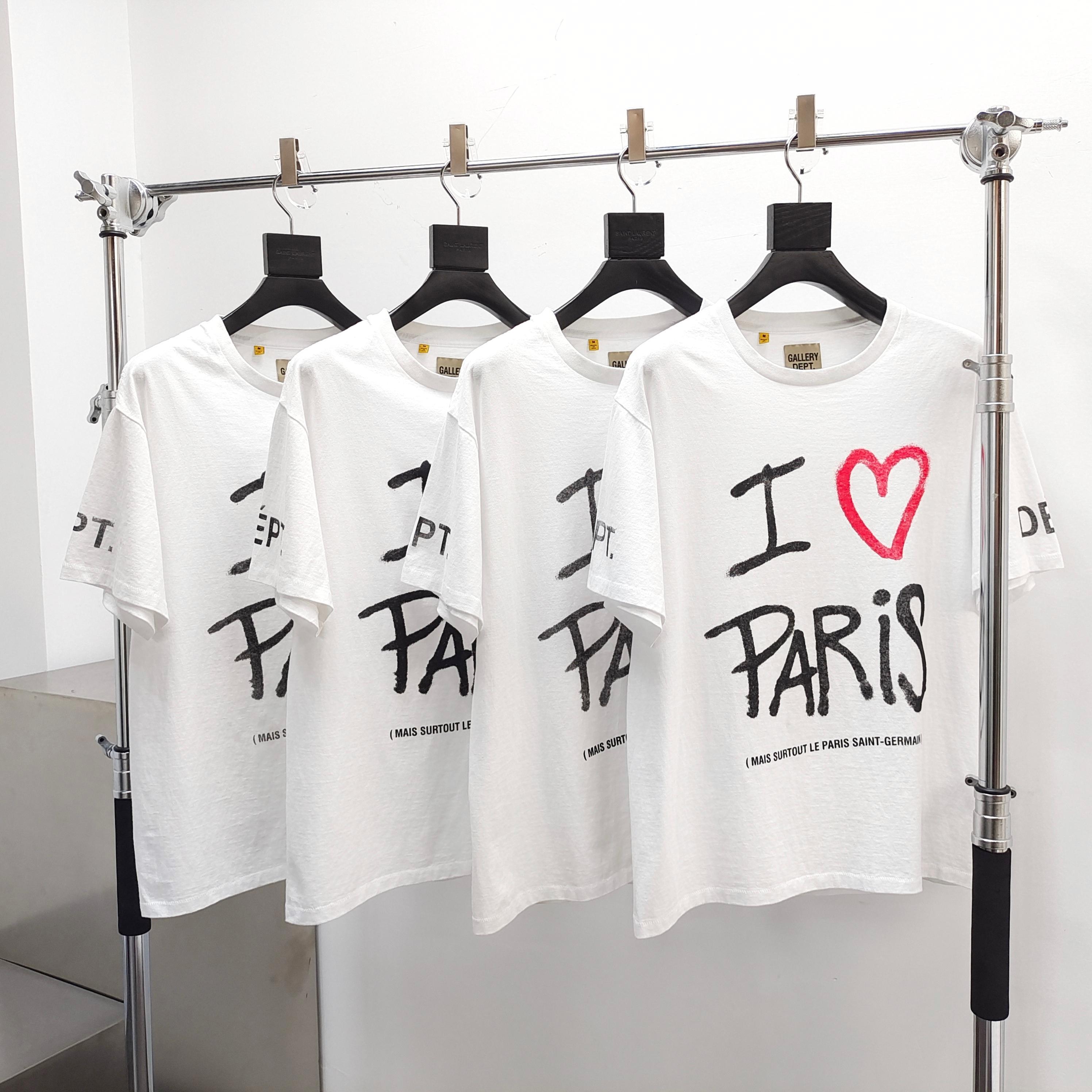 Gallery Dept. I Love PSG Tee Clean White #B4593-GD