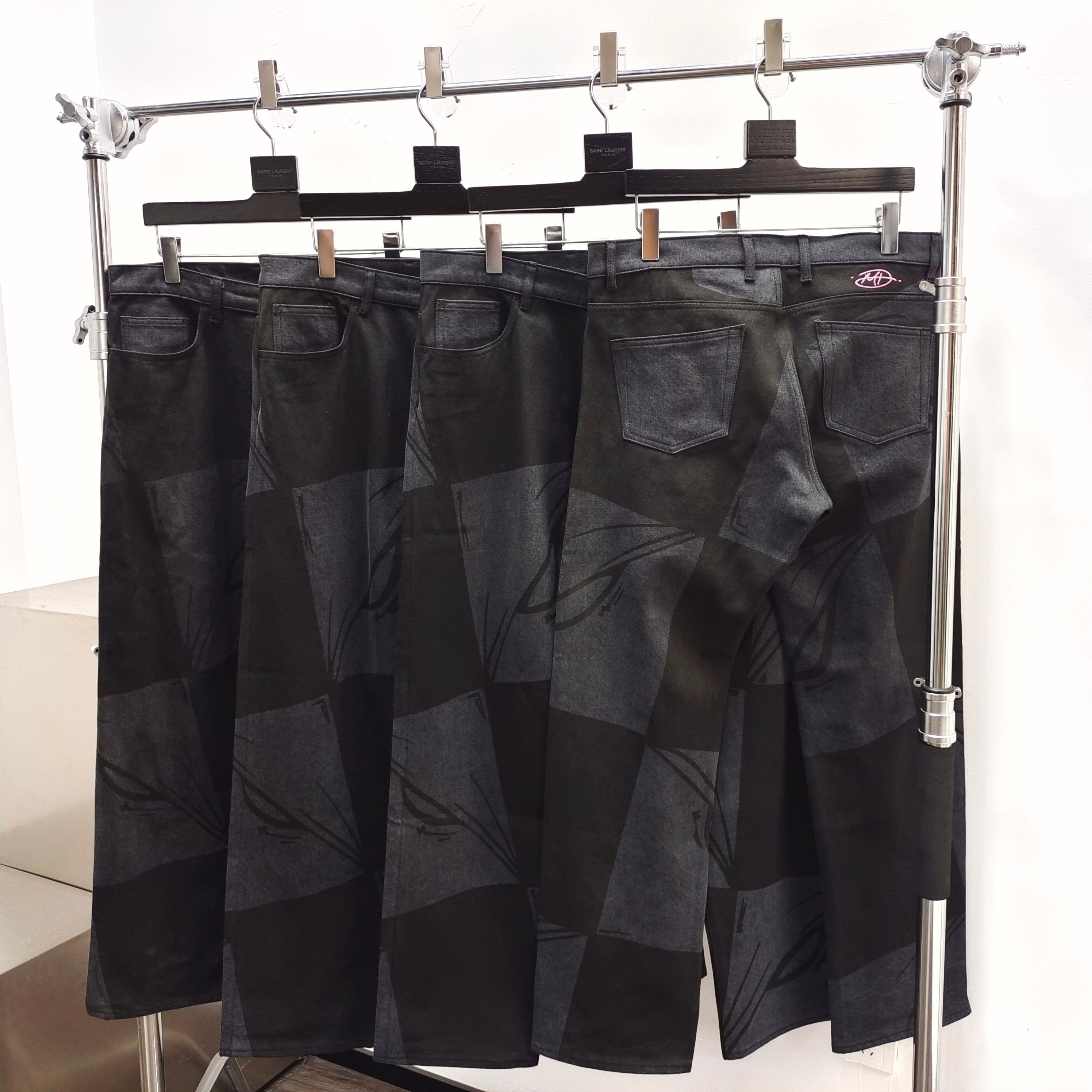 Anti Promo x Matty Boy 99 Eyes Checkered Jeans Black / Grey #B4390-AP