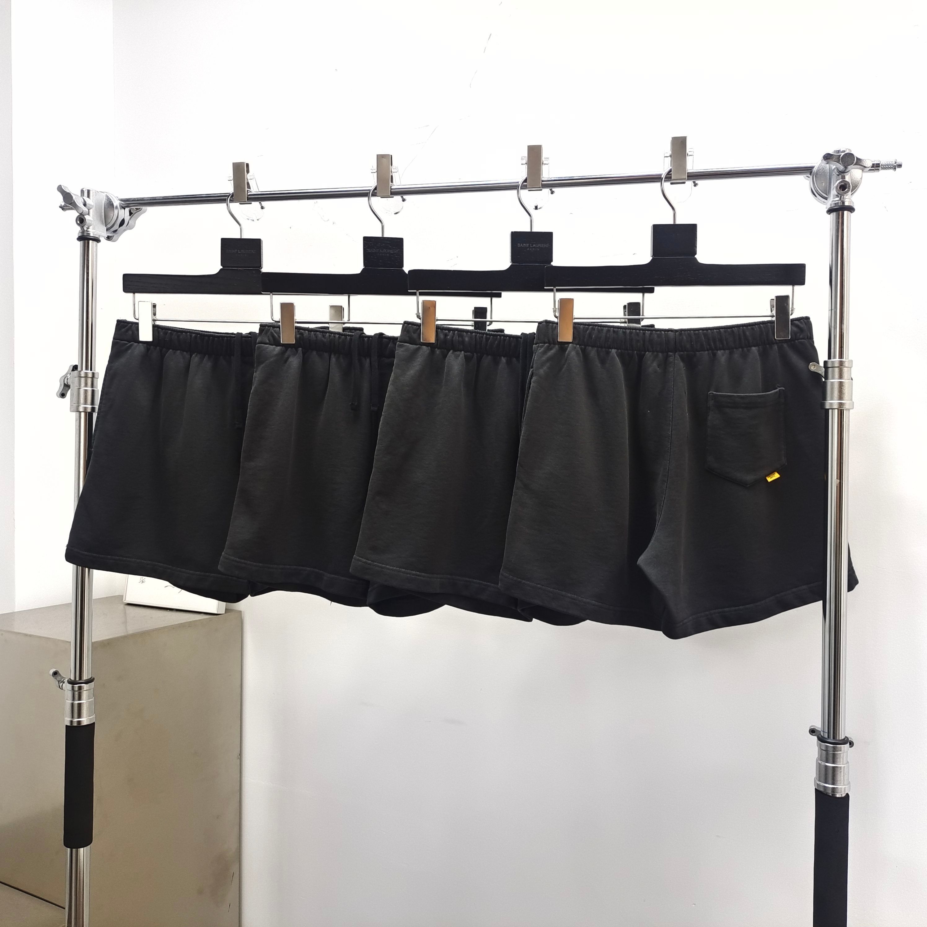 Gallery Dept. Logo French Terry Shorts Black 480gsm #B4459-GD-480