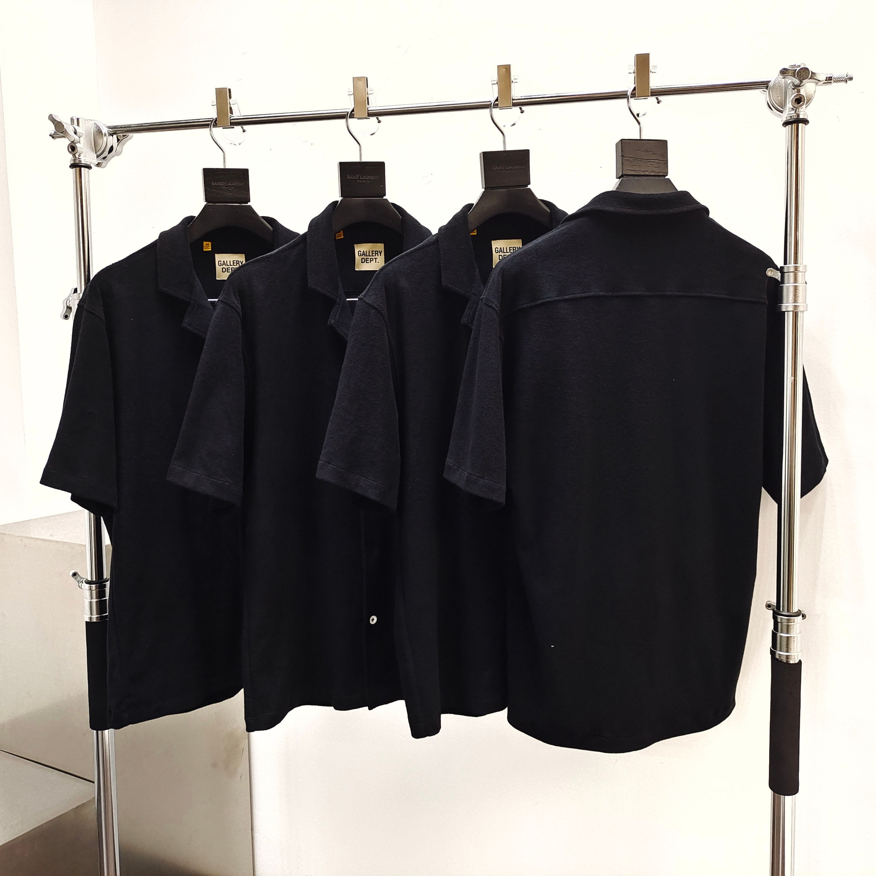 Gallery Dept. French Parker Terry Shirt Black #B4516-GD
