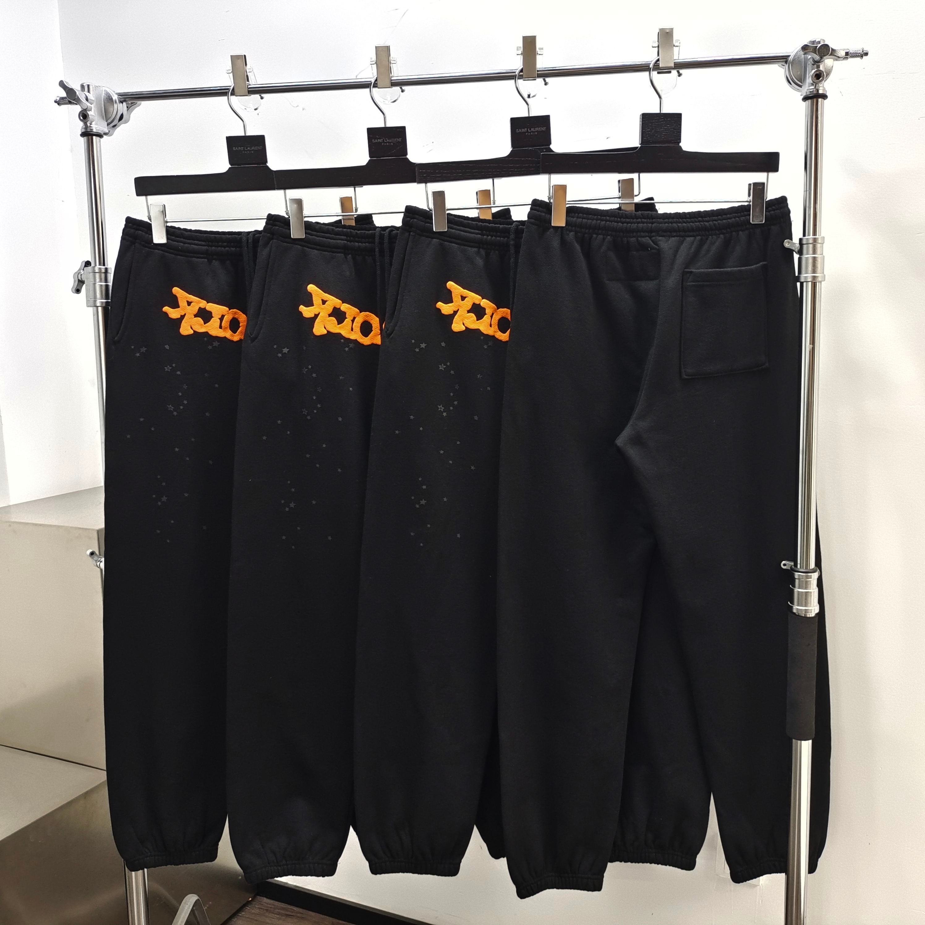 Sp5der OG Web V2 Alternate Sweatpant Black / Orange #B4586