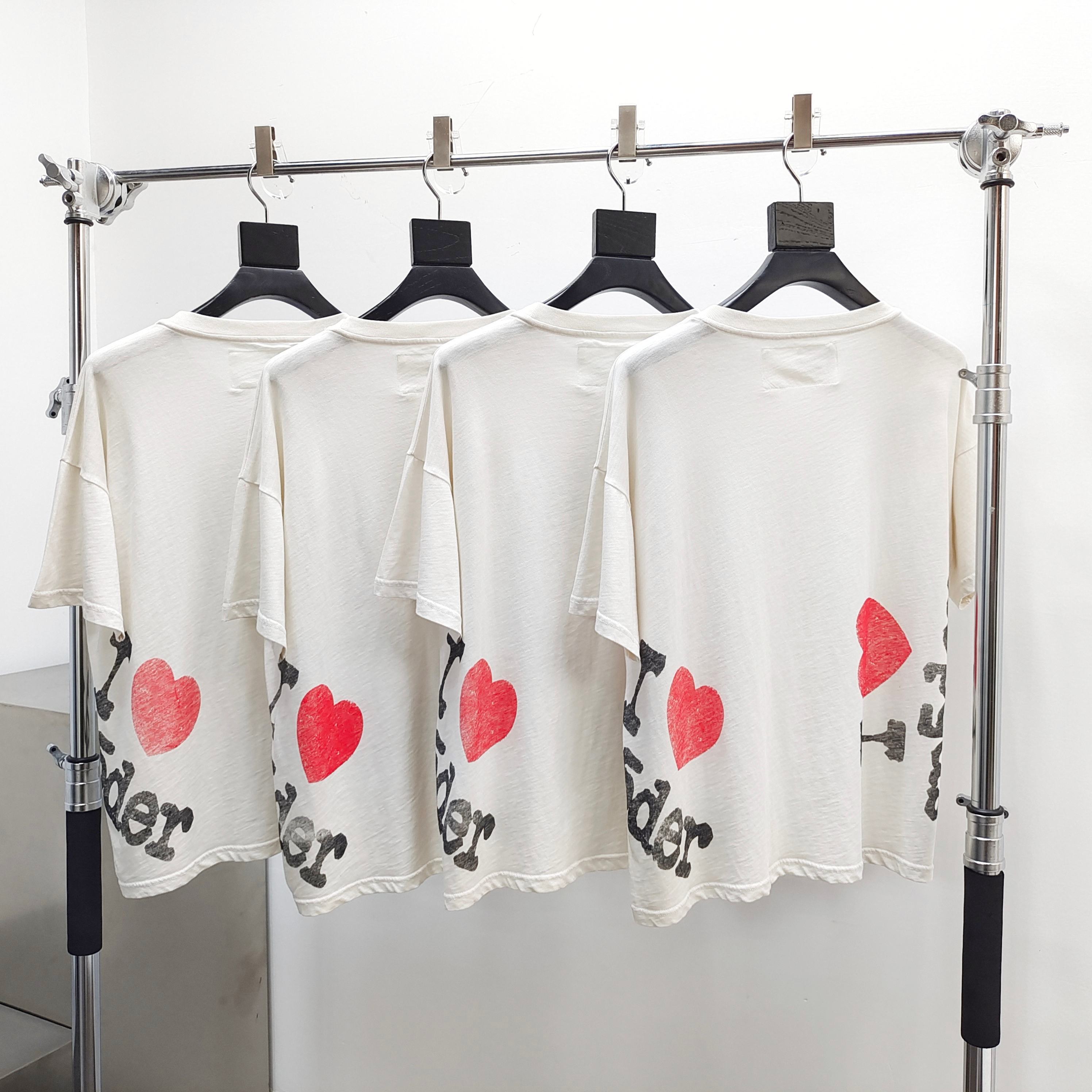 Sp5der NYC Cultural Affairs Rhinestone Tee Cream #B4527-SP