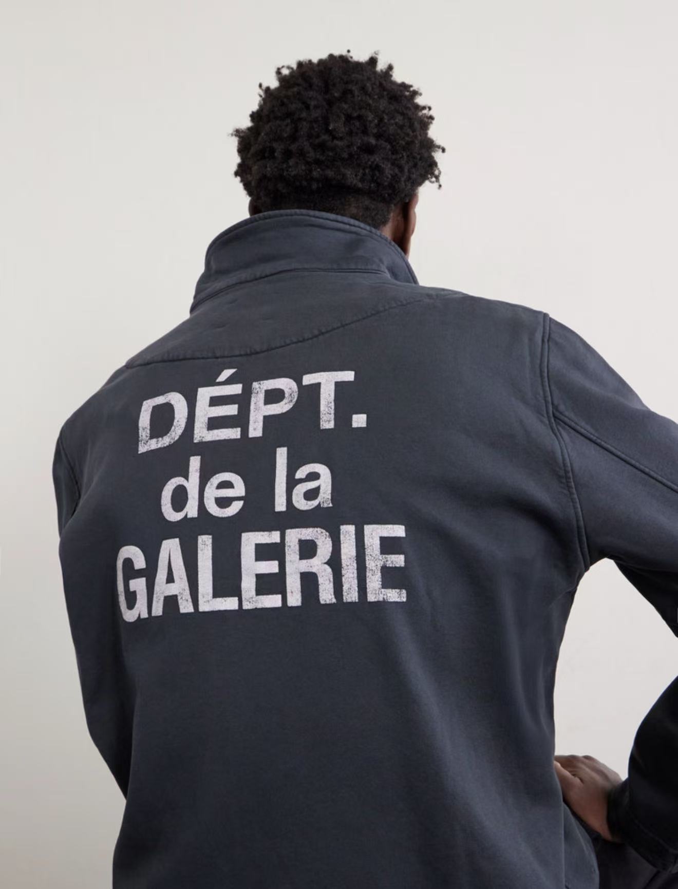 Gallery Dept. French Track Jacket Washed Black #B4470-GD