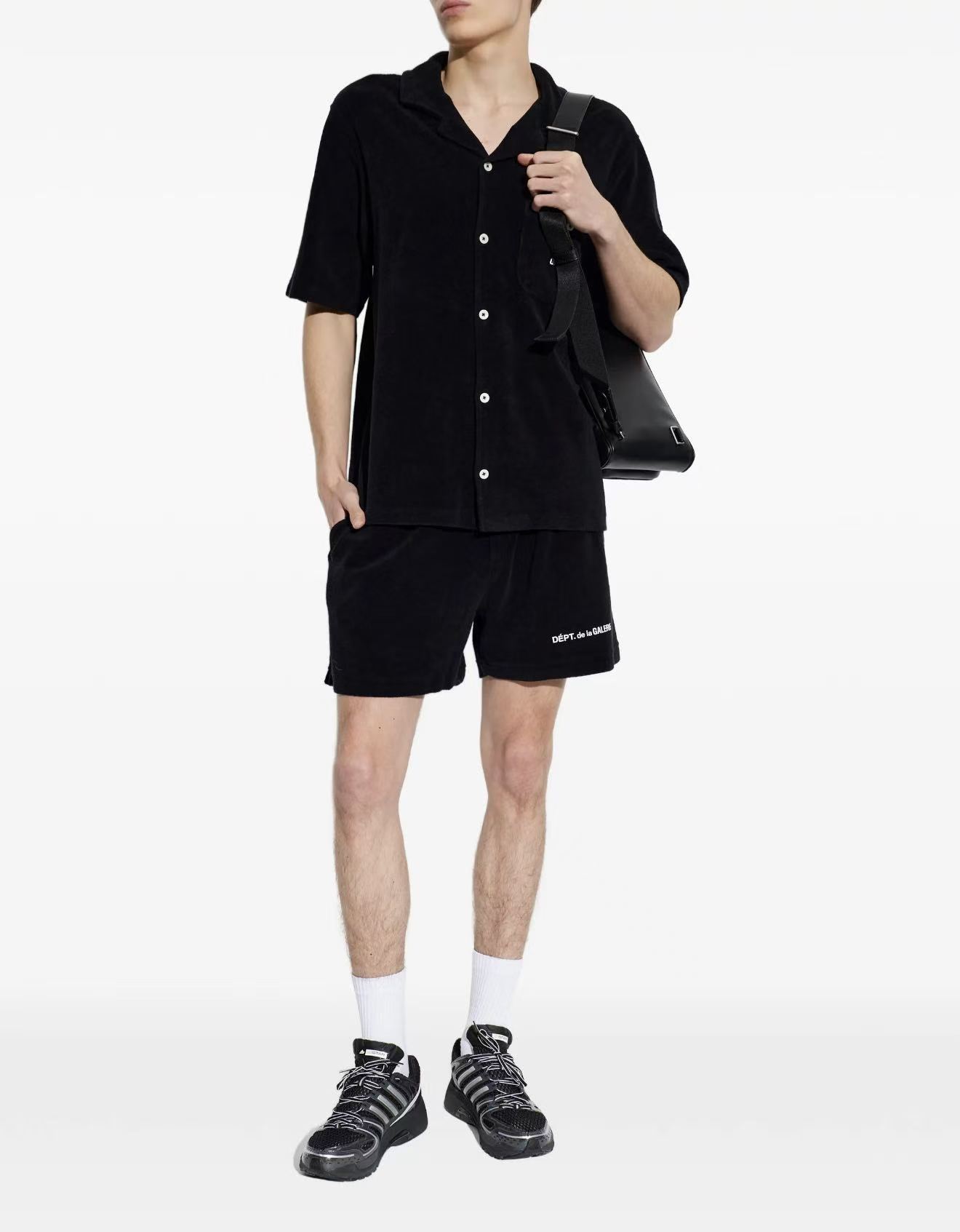 Gallery Dept. French Parker Terry Shirt Black #B4516-GD