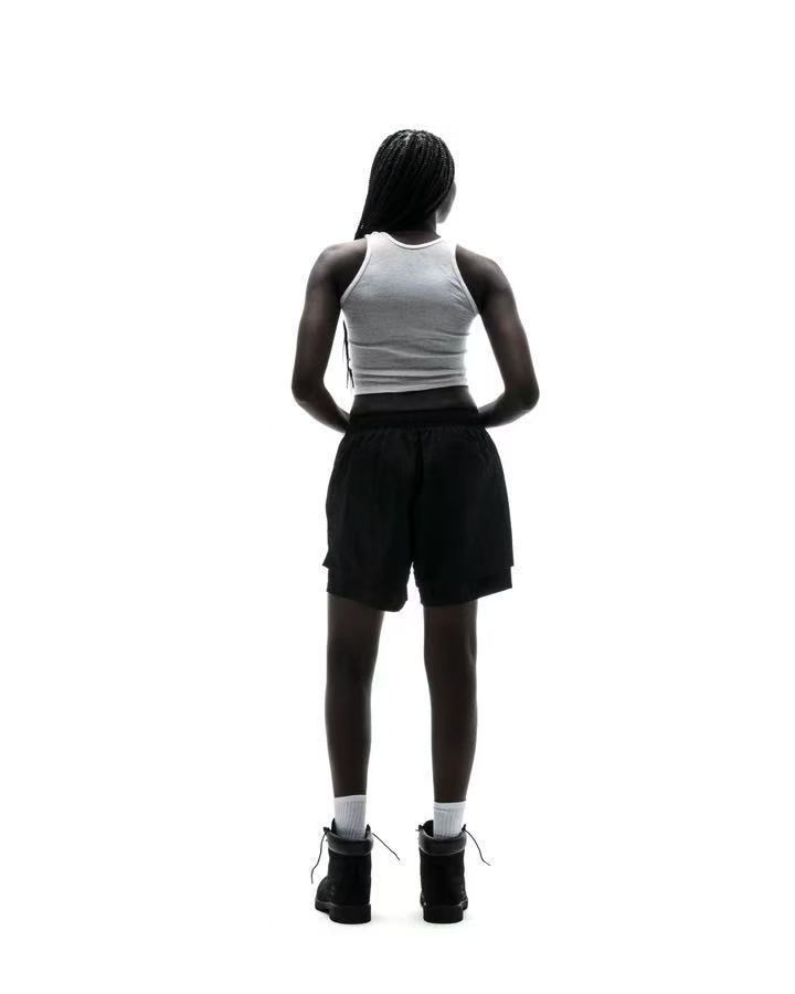 Sp5der OG Web Double Layer Short Black / Pink #B4543-SP