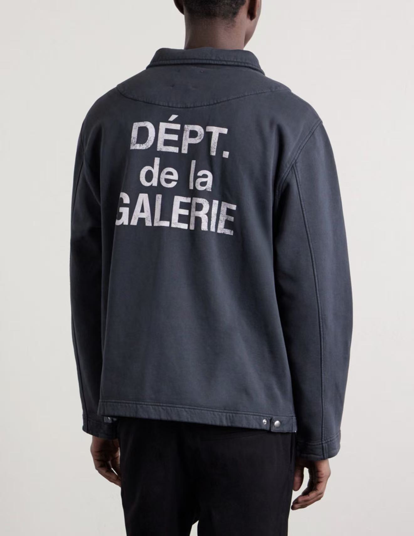 Gallery Dept. French Track Jacket Washed Black #B4470-GD