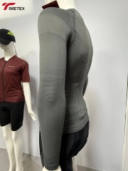Mens Base Layer Seamless Outdoor Marathon Cycling Climbing Ski Sports Fitness Function Compression Long Sleeve and Leggings Sets