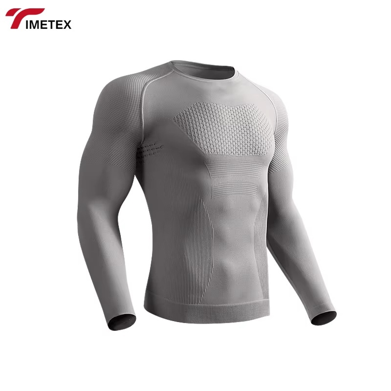 Men's Customized Lightweight Cycling Running Yoga Tops Quick-Drying Breathable Elastic Sports Shirts for Summer Road Bike MTB